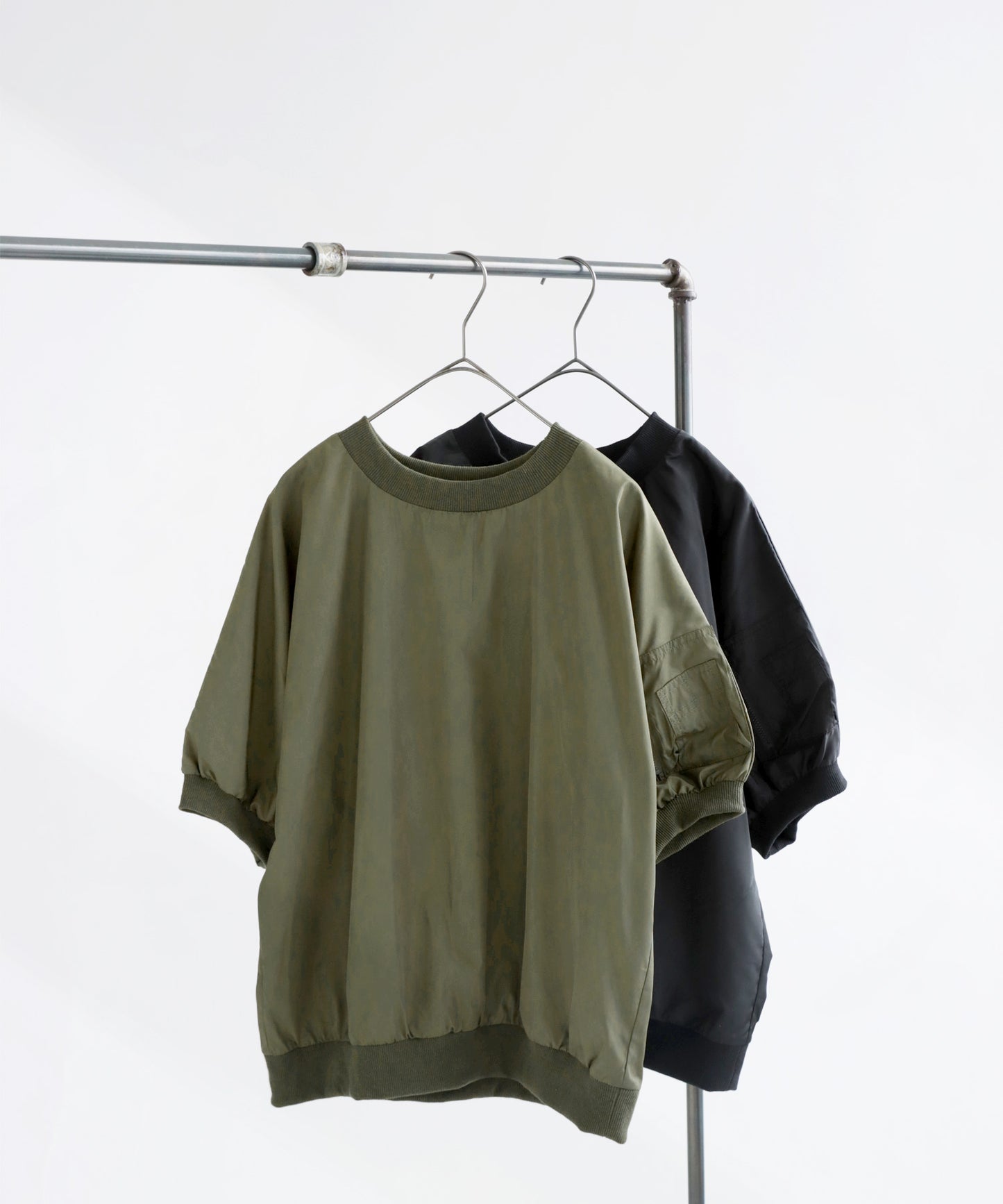 Military MA-1 Dolman sleeve Tops Ladies