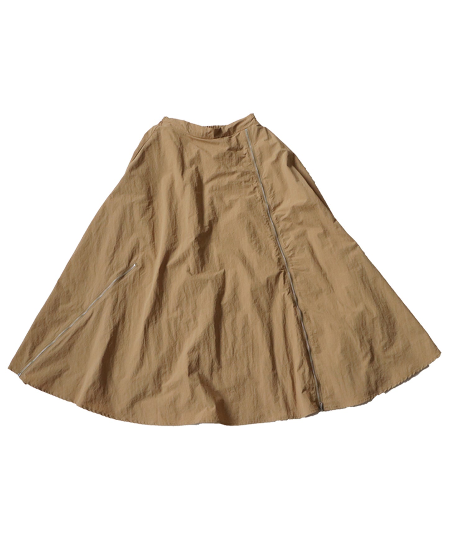 Water -Repellent Flare Zip Skirt Ladies