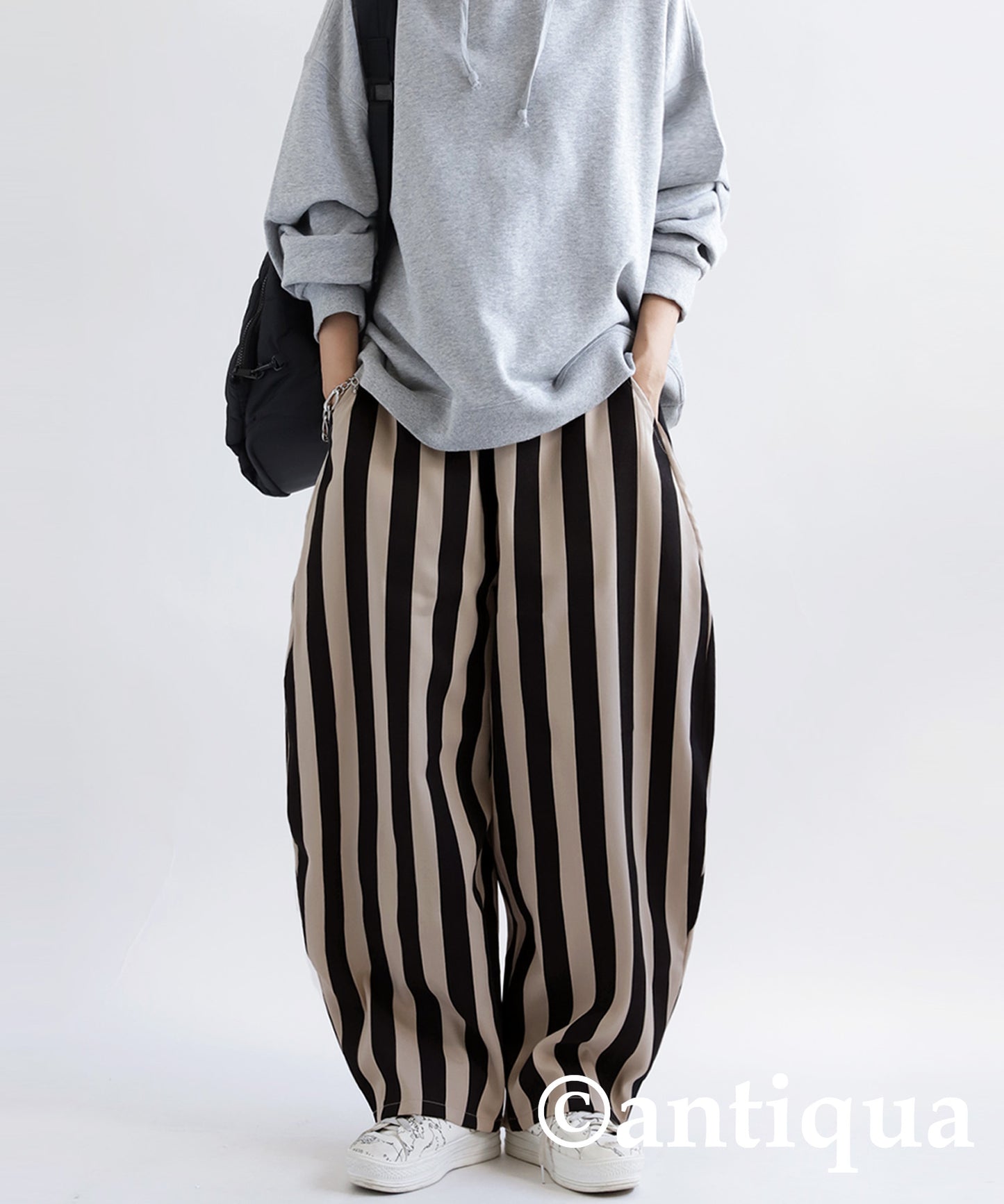 Ladies Circus Pants vertical stripe