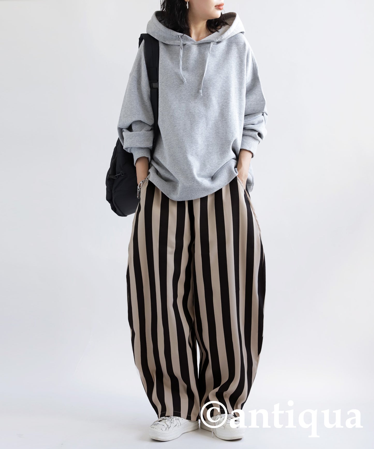 Ladies Circus Pants vertical stripe