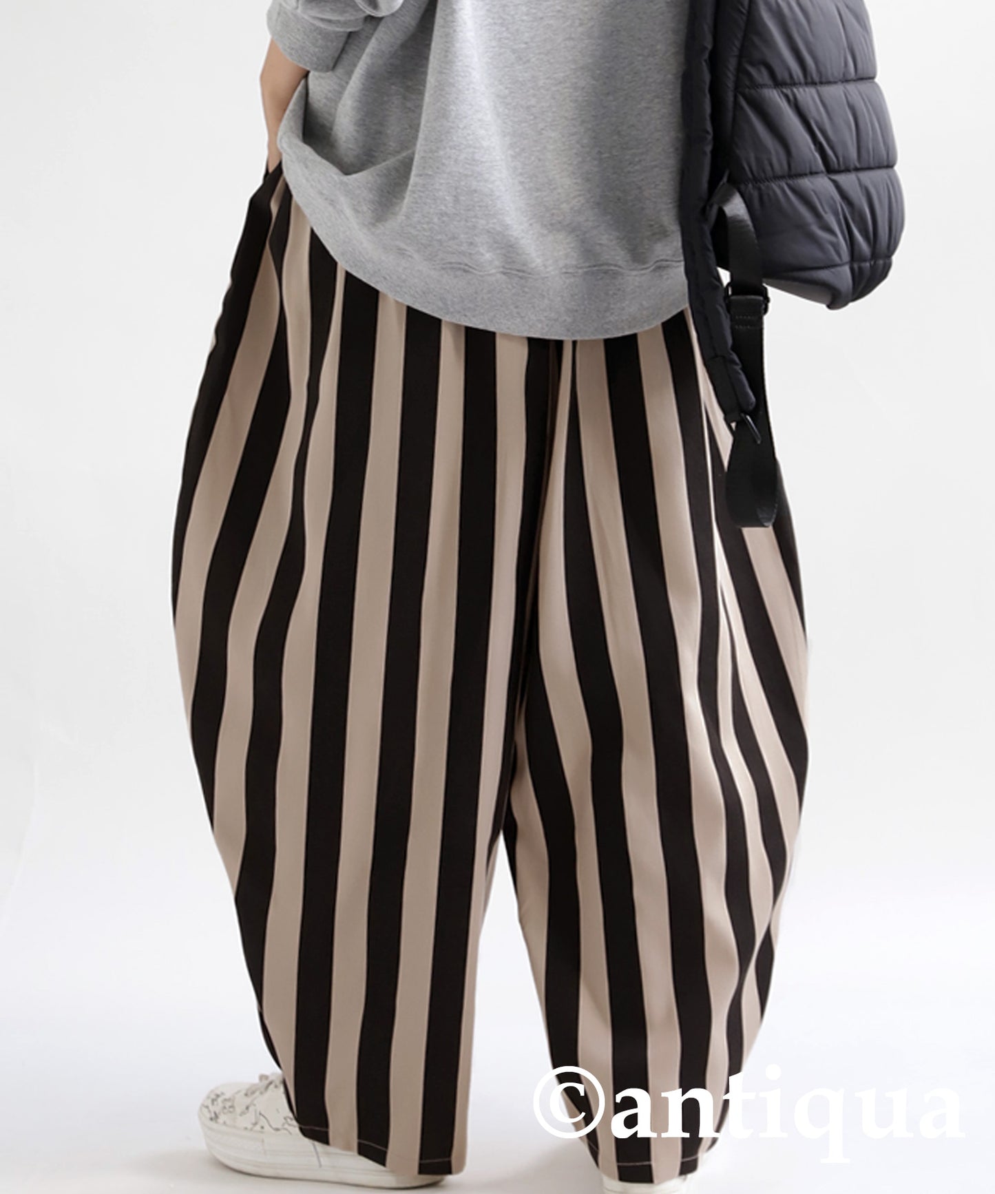 Ladies Circus Pants vertical stripe