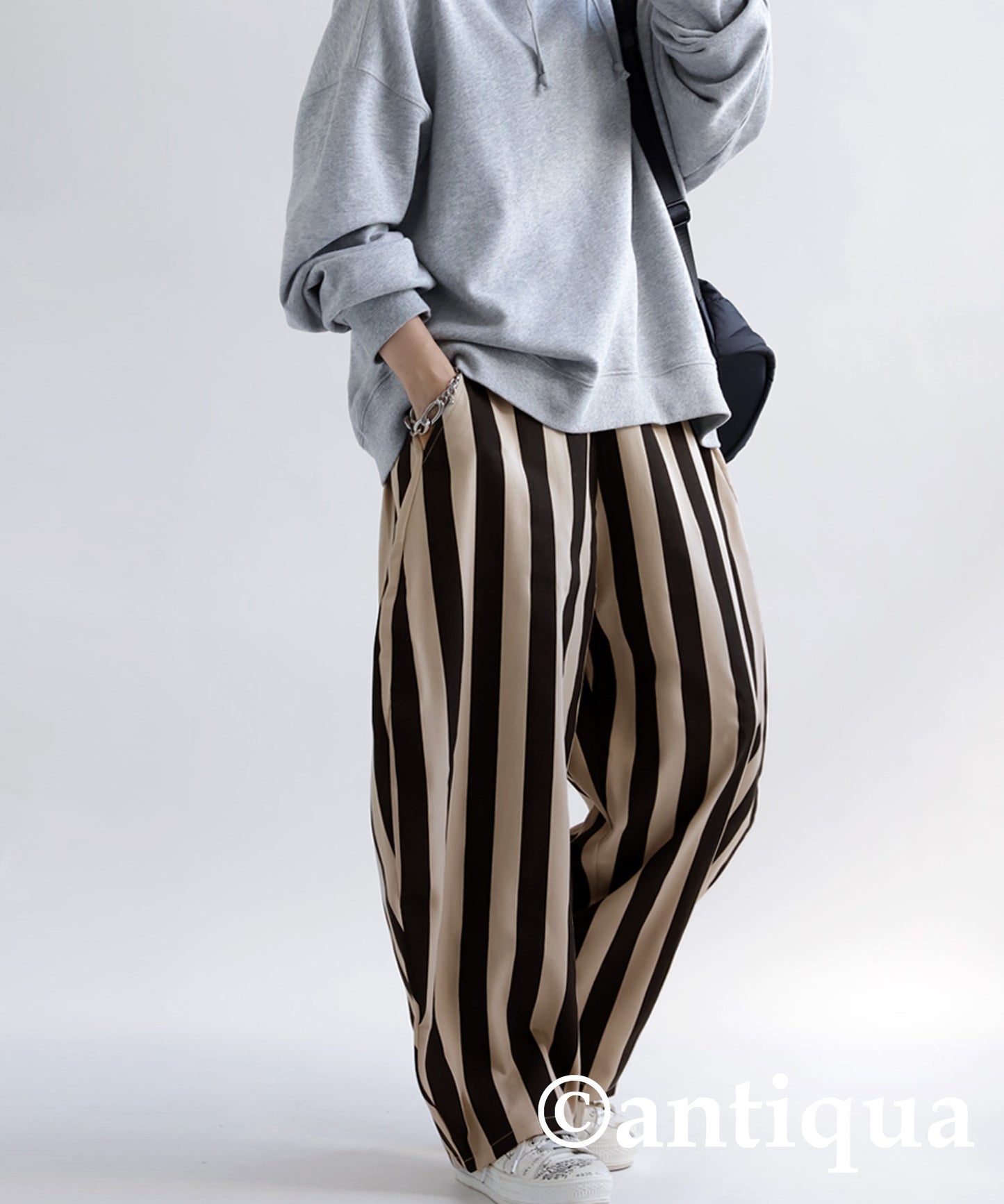 Ladies Circus Pants vertical stripe