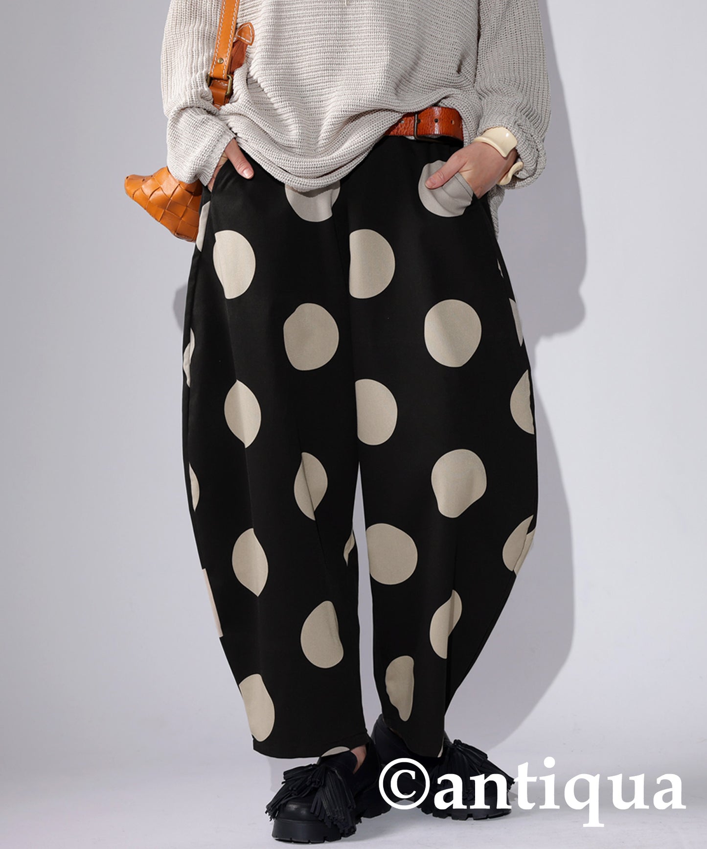 Dot pattern Circus pants Ladies