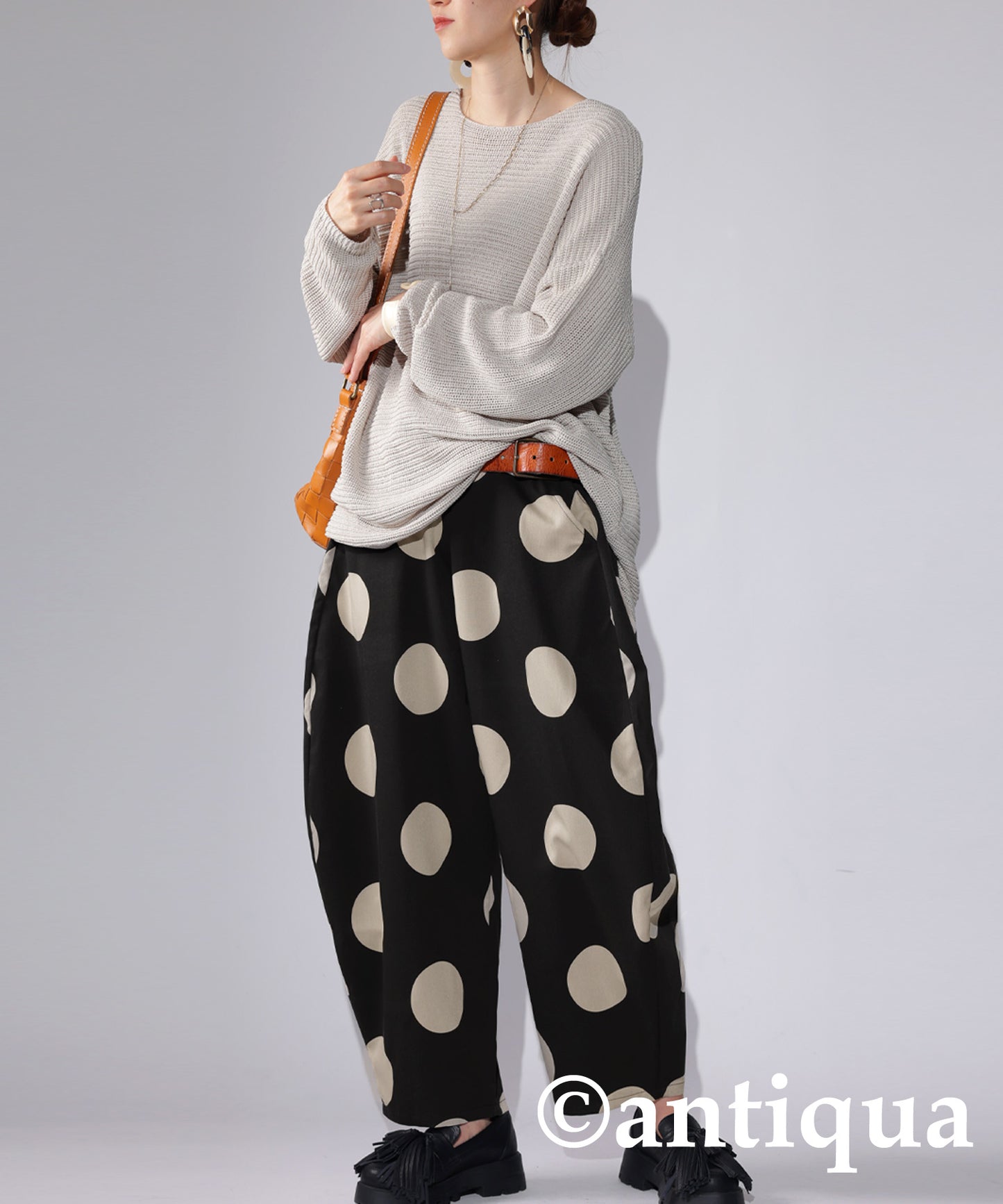 Dot pattern Circus pants Ladies