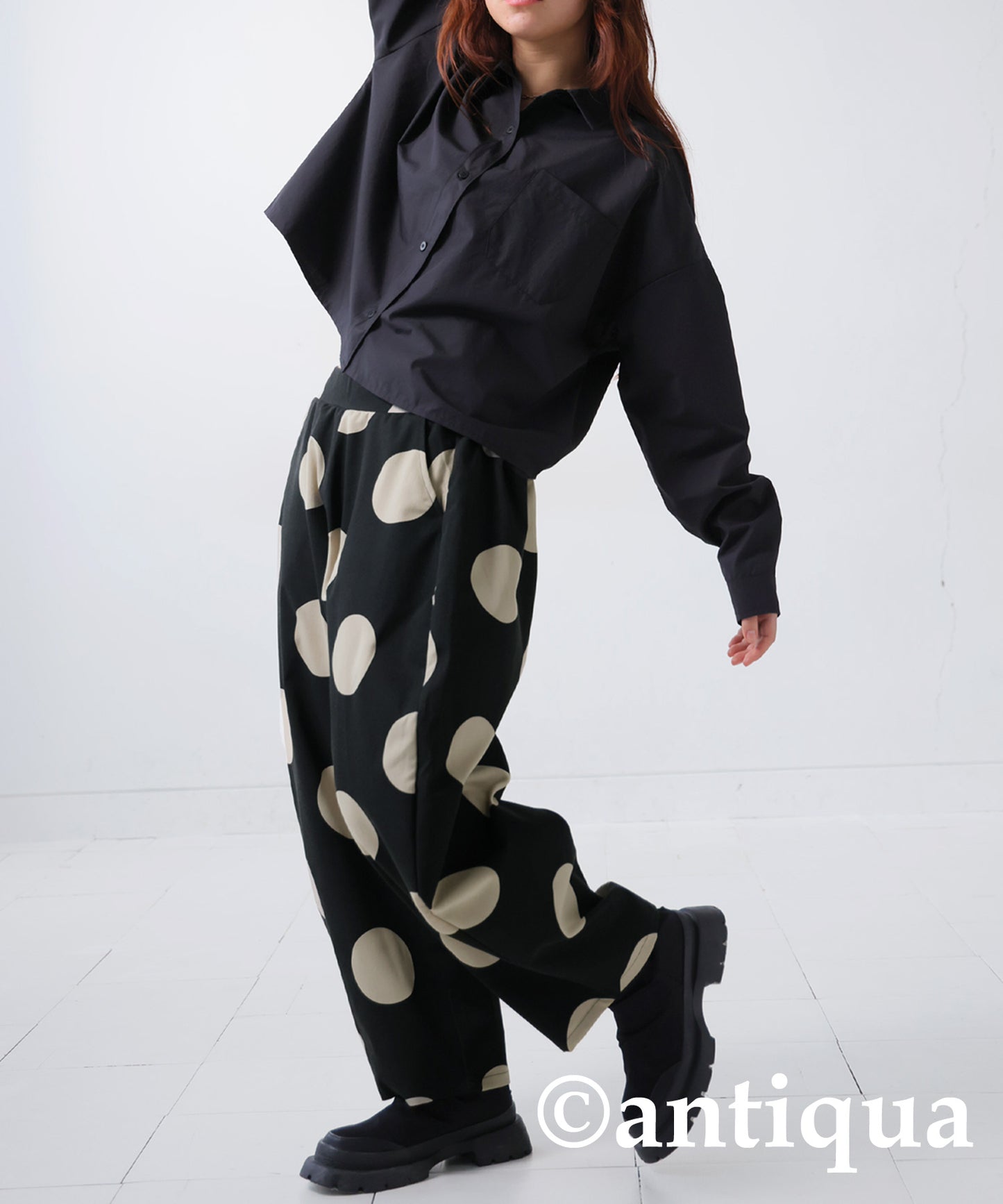 Dot pattern Circus pants Ladies