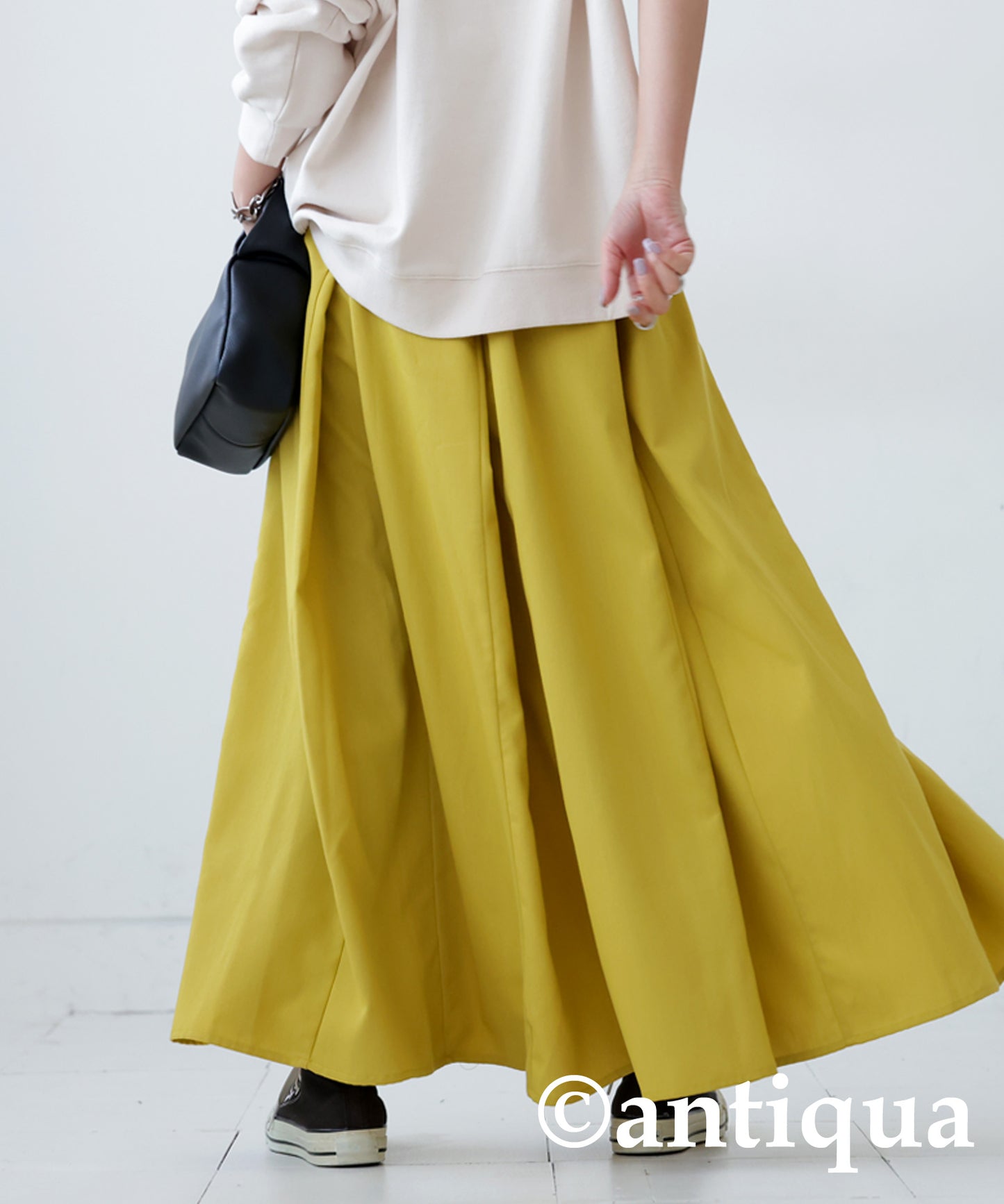 Tucked Flare Skirt Ladies