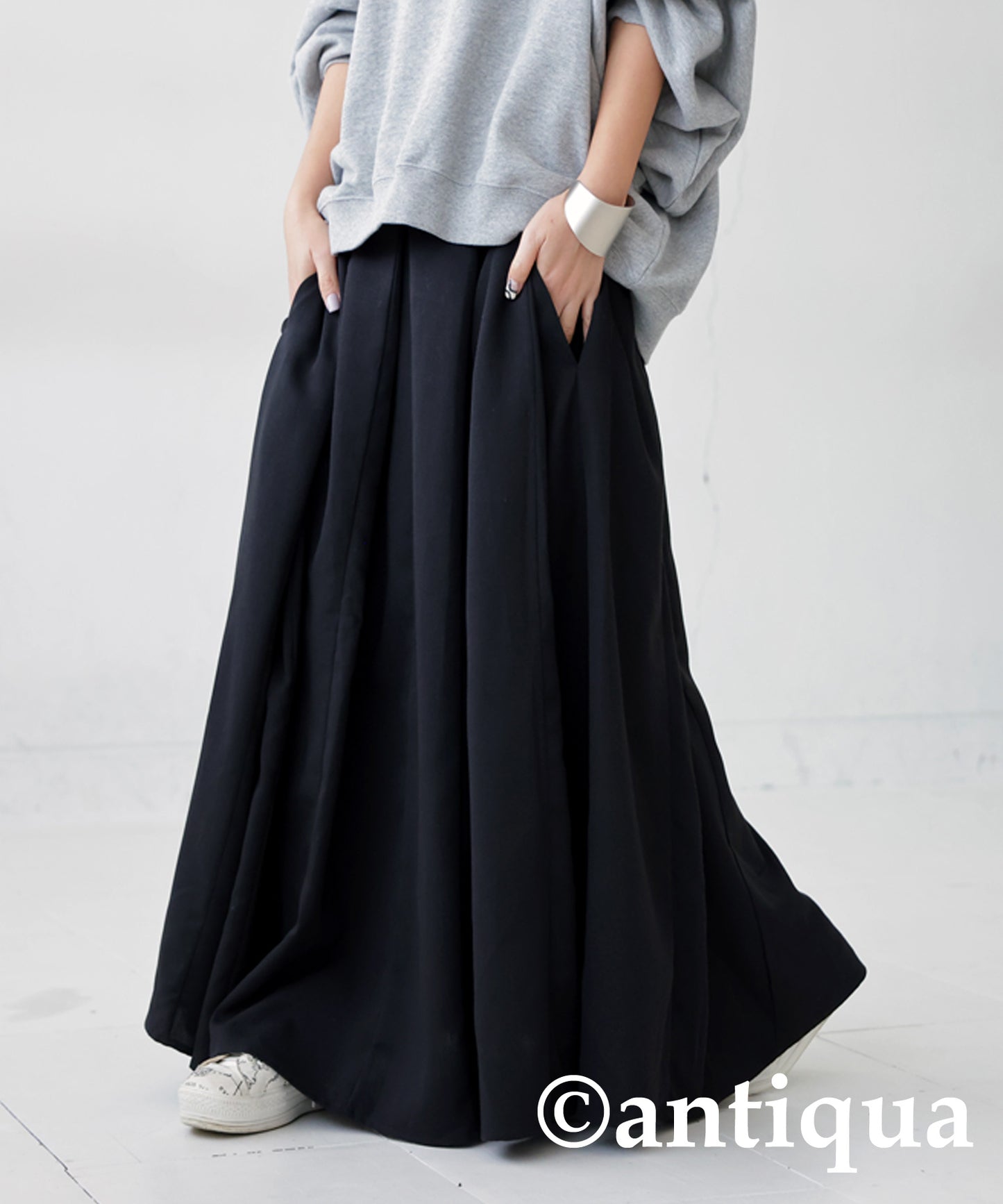 Tucked Flare Skirt Ladies