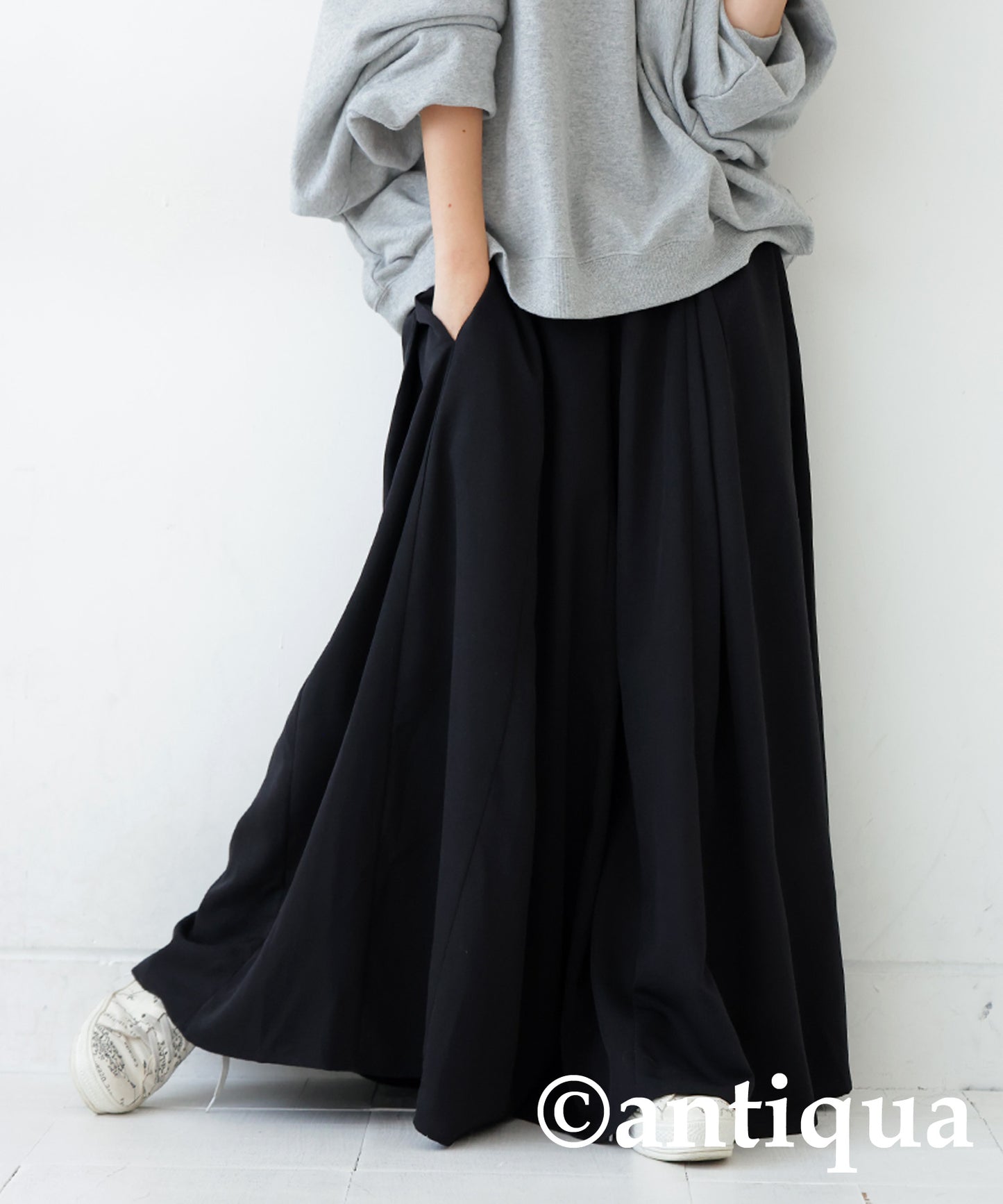 Tucked Flare Skirt Ladies