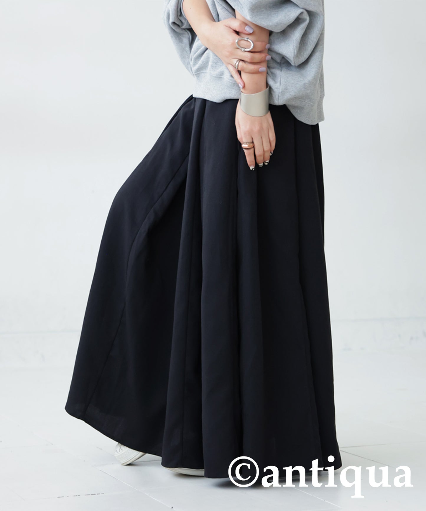 Tucked Flare Skirt Ladies