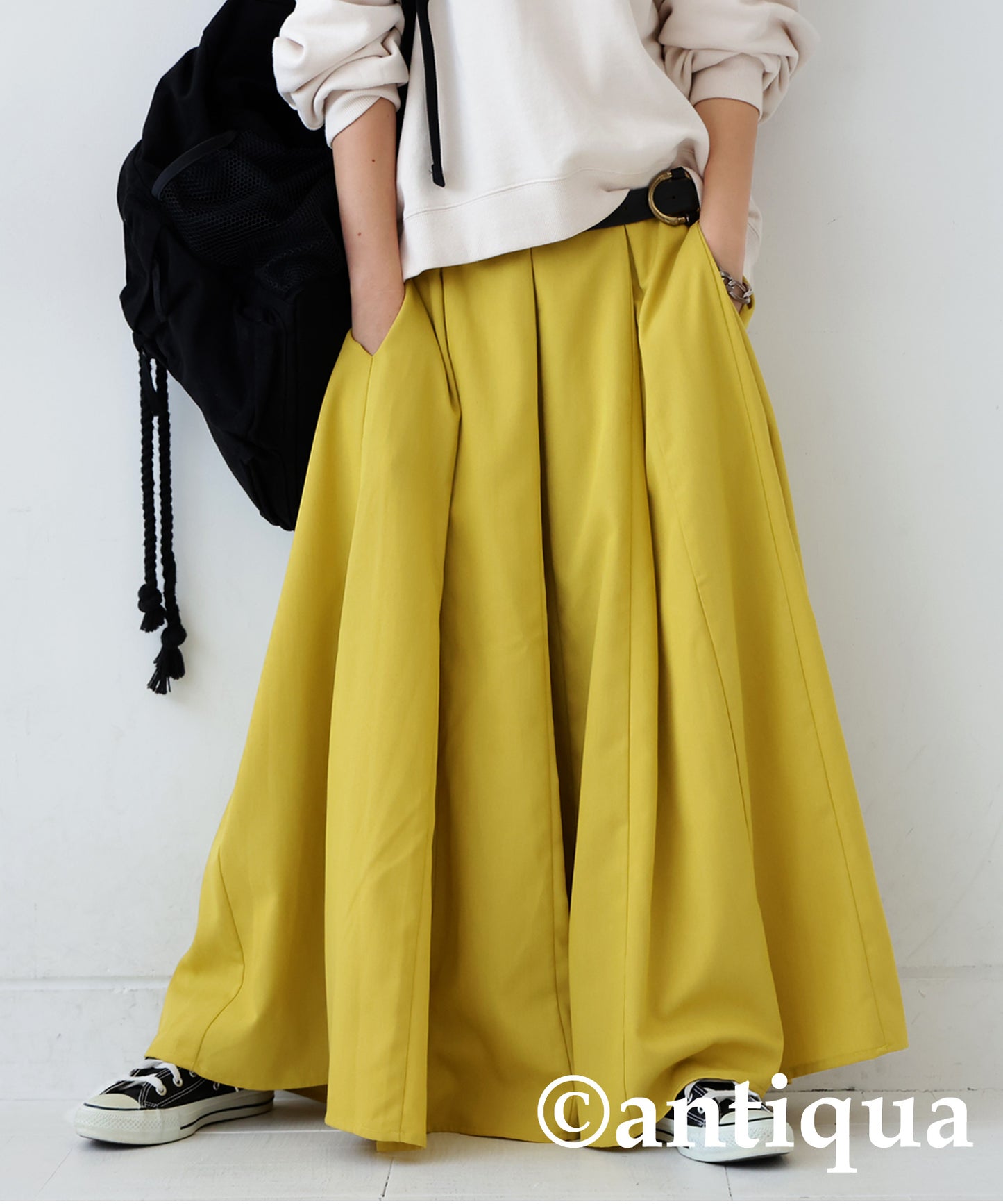 Tucked Flare Skirt Ladies