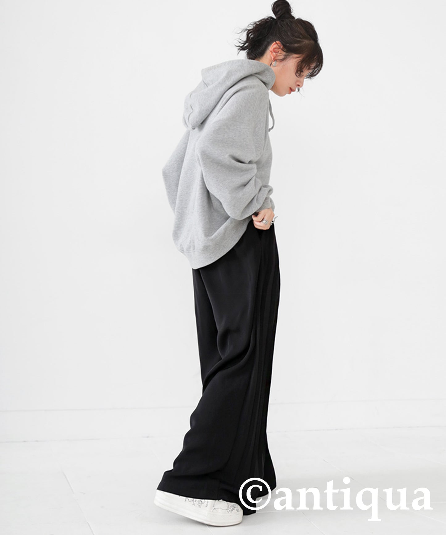 Pleated Wide Pants Ladies