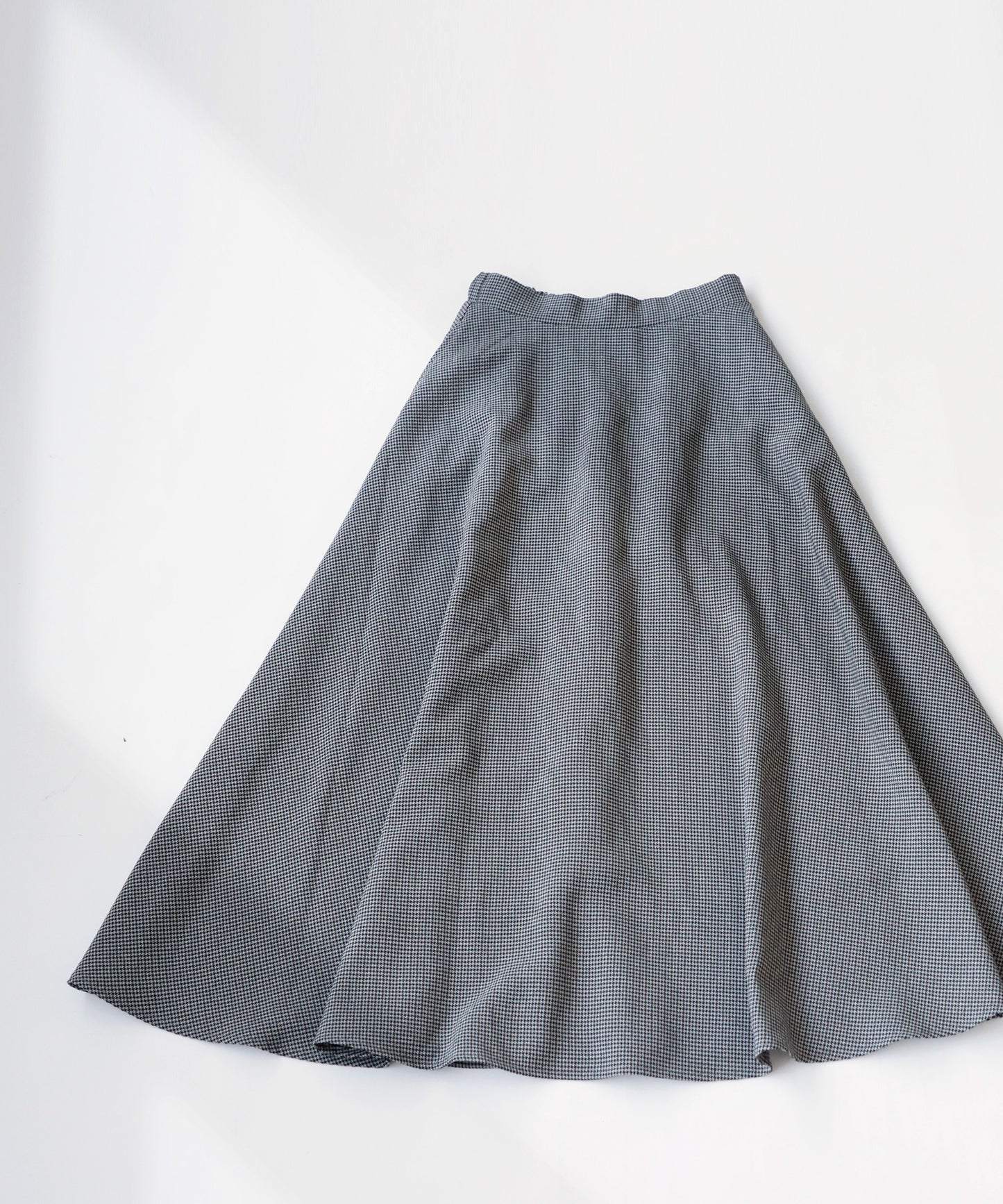 Gun Club Check Pattern A-line Skirt Ladies