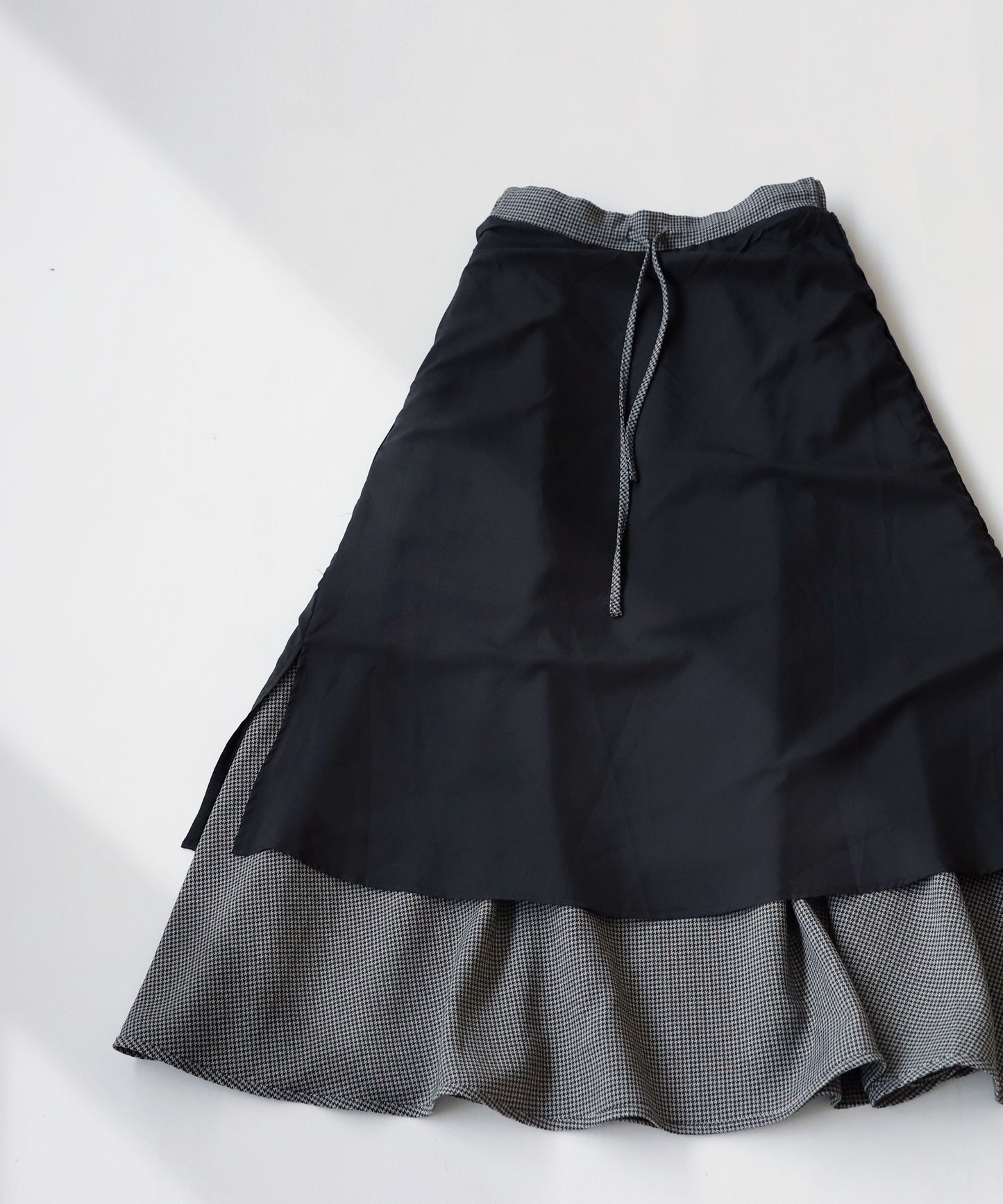 Gun Club Check Pattern A-line Skirt Ladies