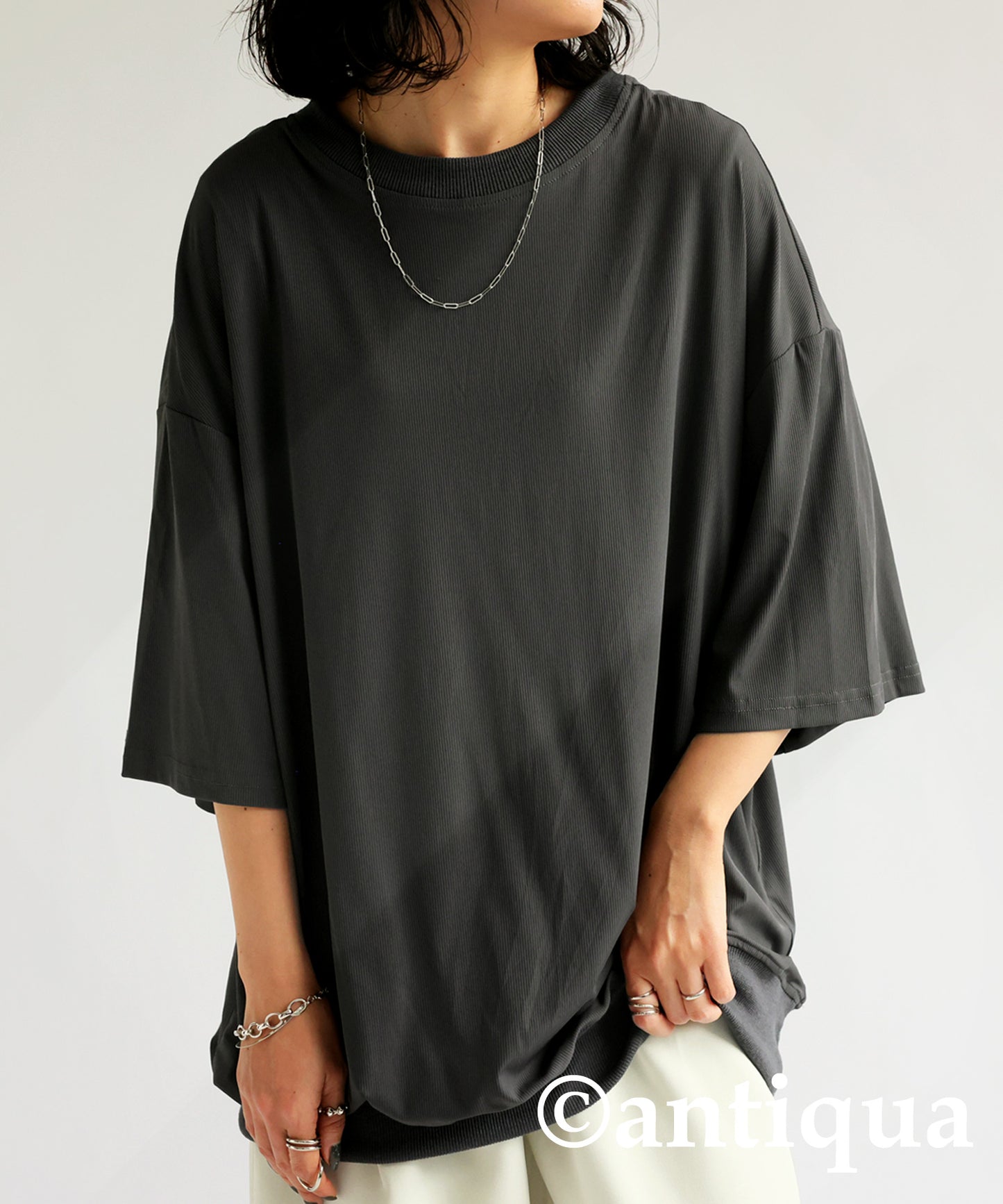 Uv Cut / Cool Touch Fabric T -Shirt Ladies