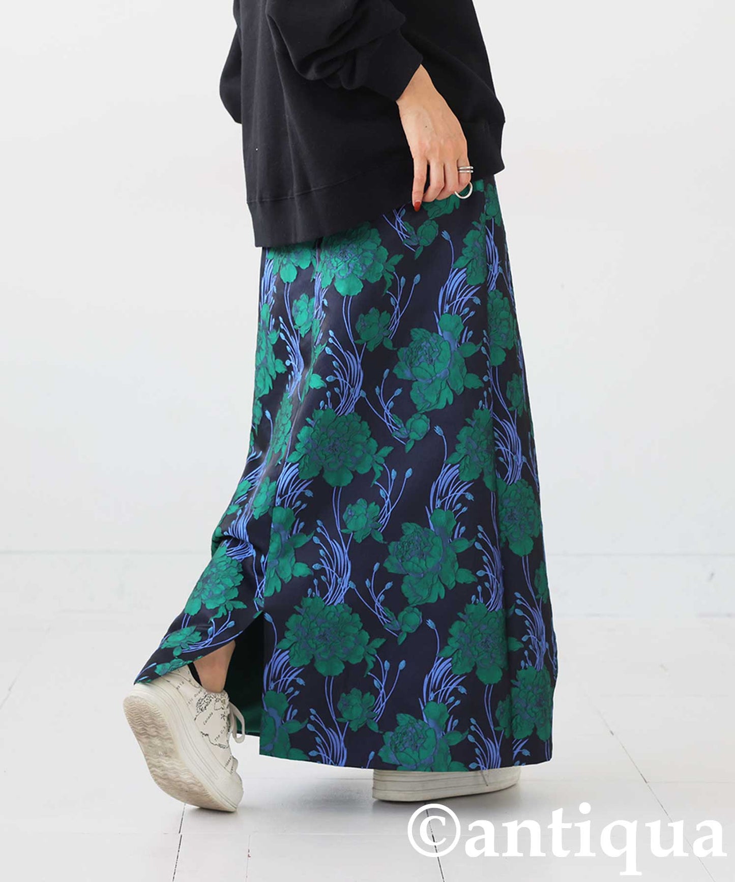 Floral Jacquard Skirt Ladies