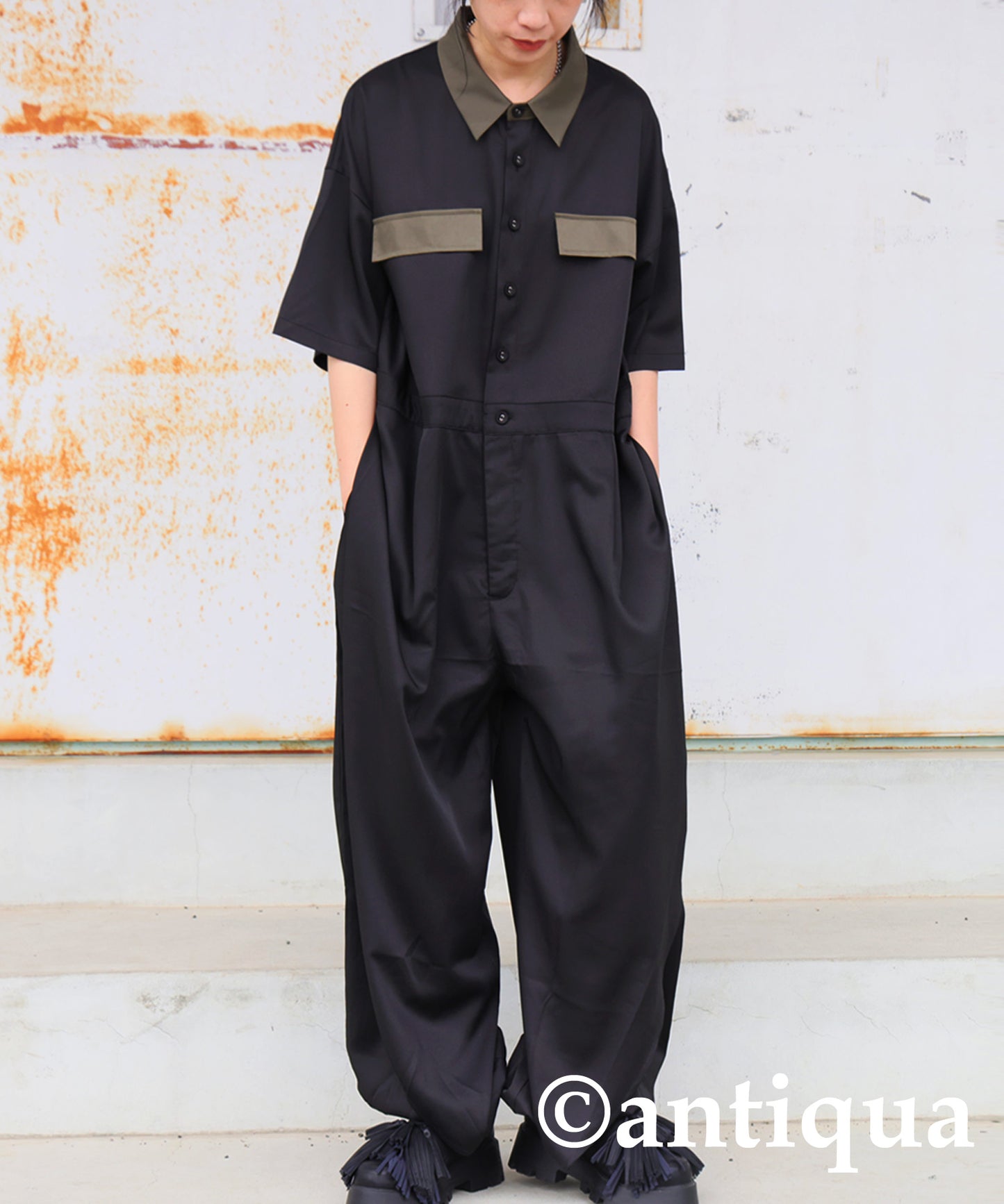 Ruffle Design Jumpsuit Ladies