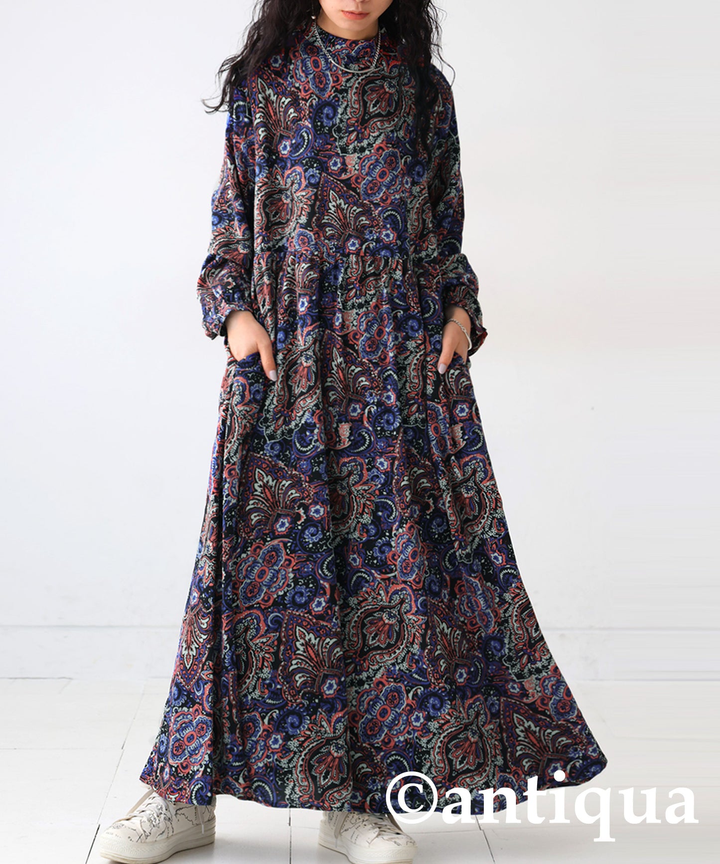 Paisley Pattern Dress Ladies