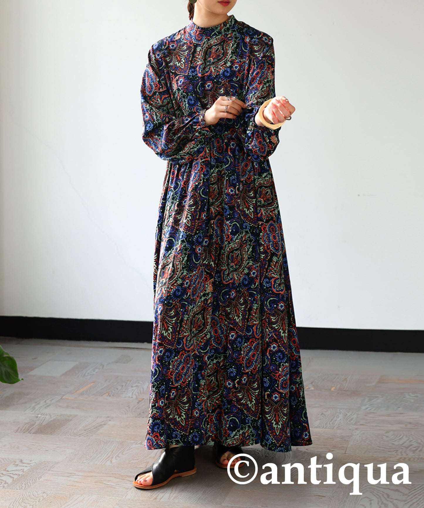 Paisley Pattern Dress Ladies