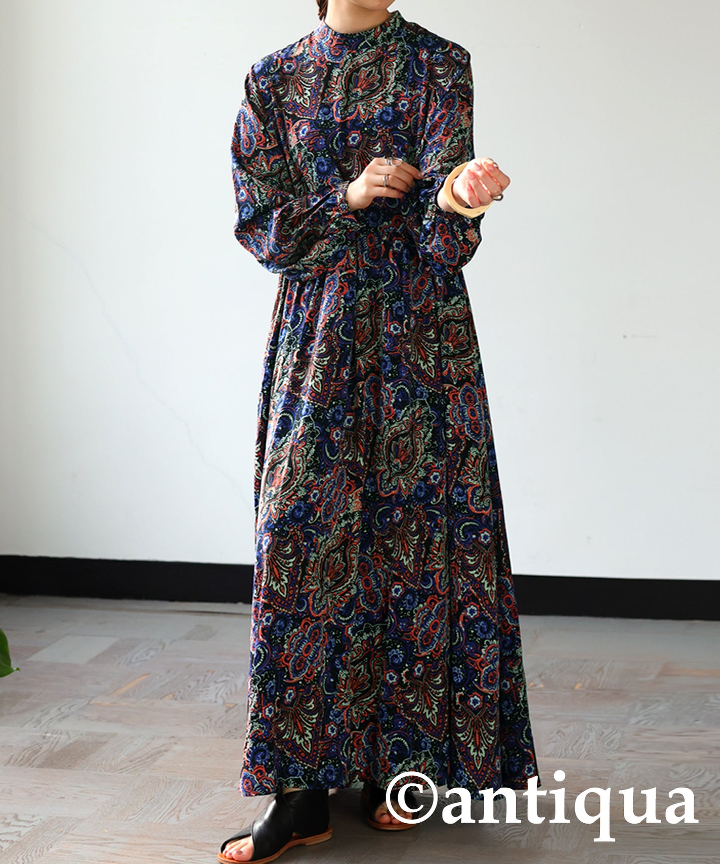 Paisley Pattern Dress Ladies