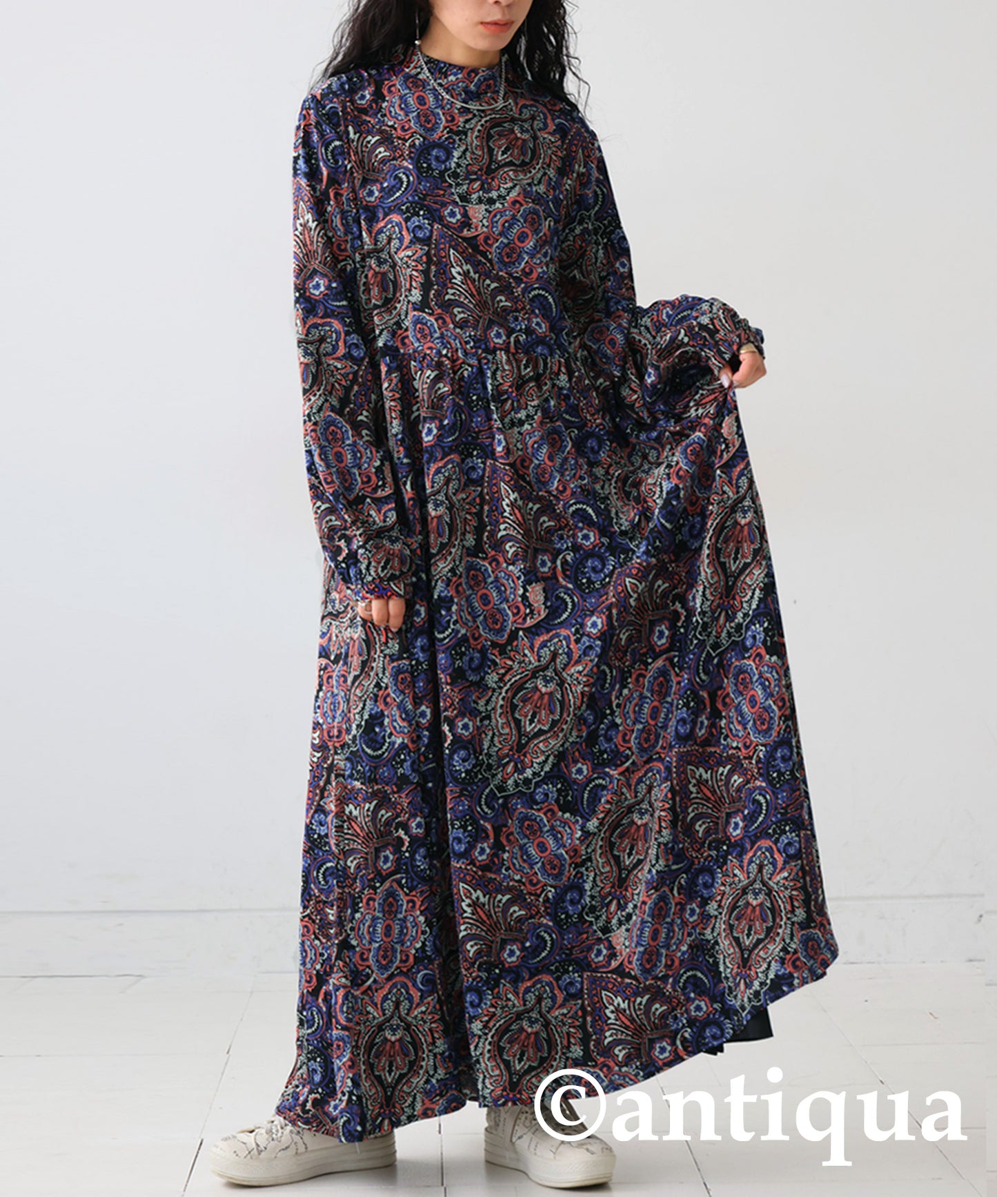 Paisley Pattern Dress Ladies