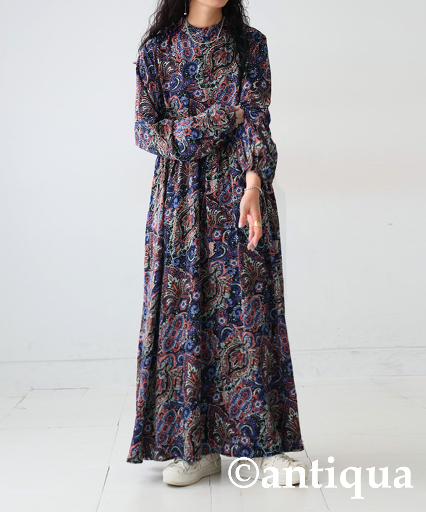 Paisley Pattern Dress Ladies