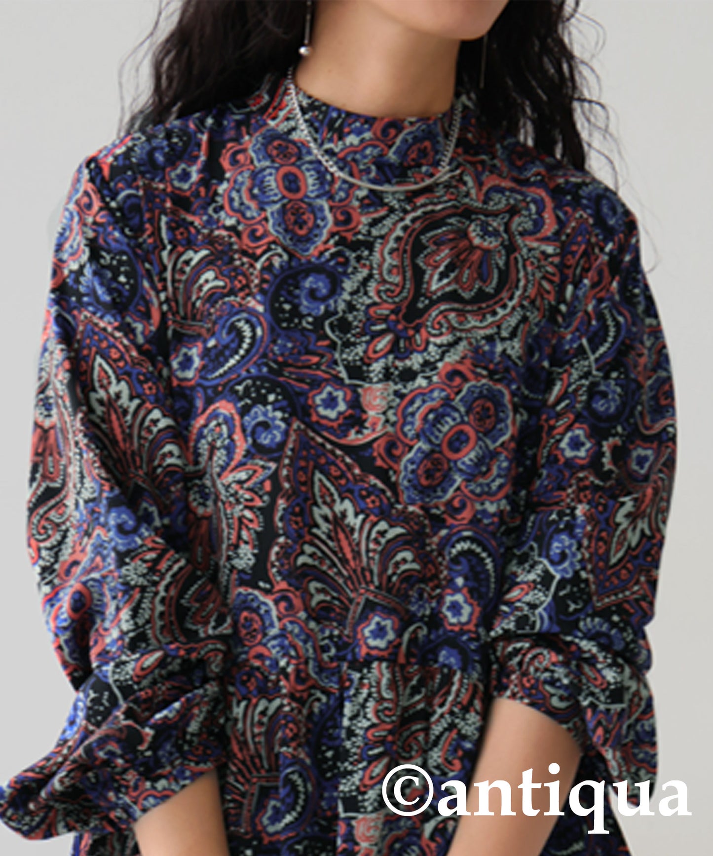 Paisley Pattern Dress Ladies