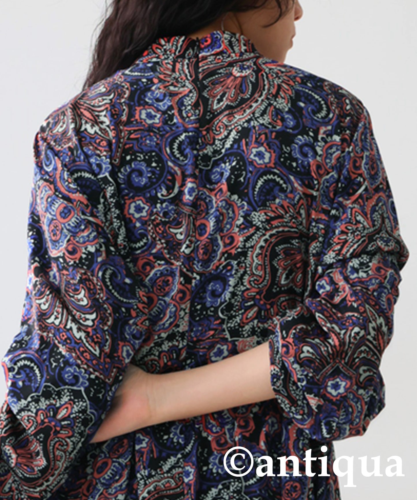 Paisley Pattern Dress Ladies