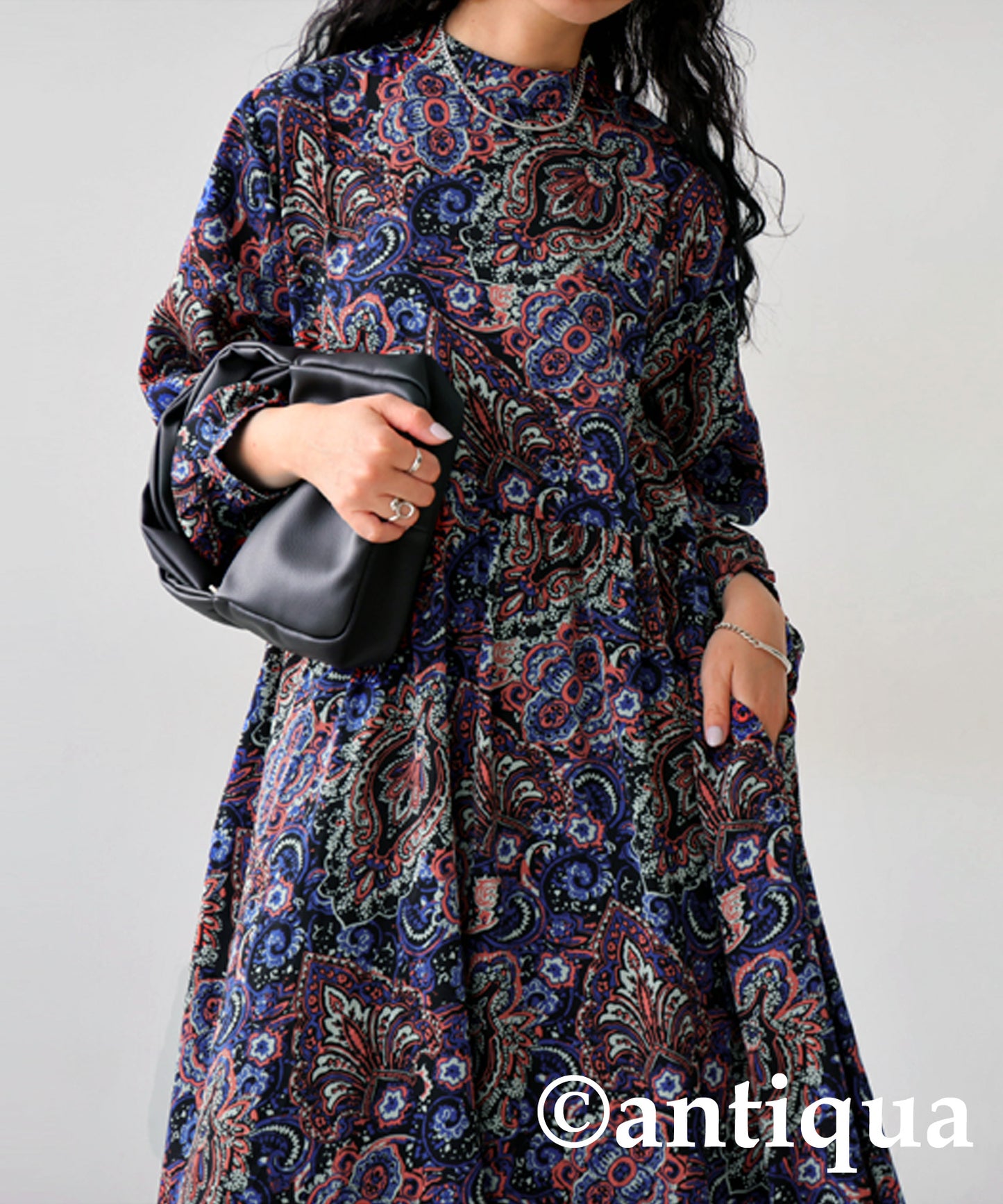 Paisley Pattern Dress Ladies