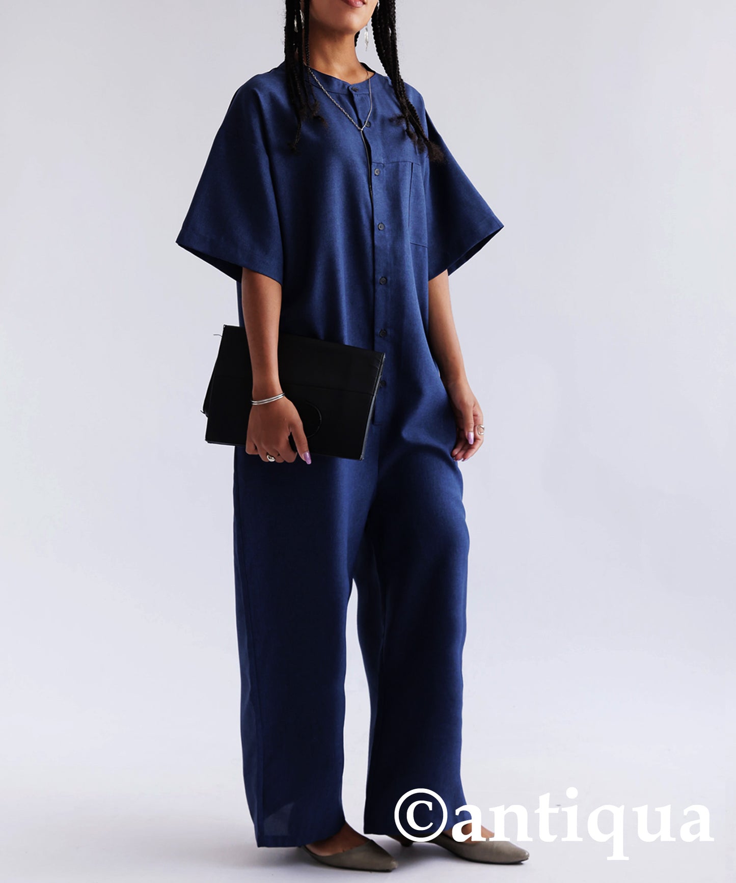 Short Sleeve Jumpsuit Ladies