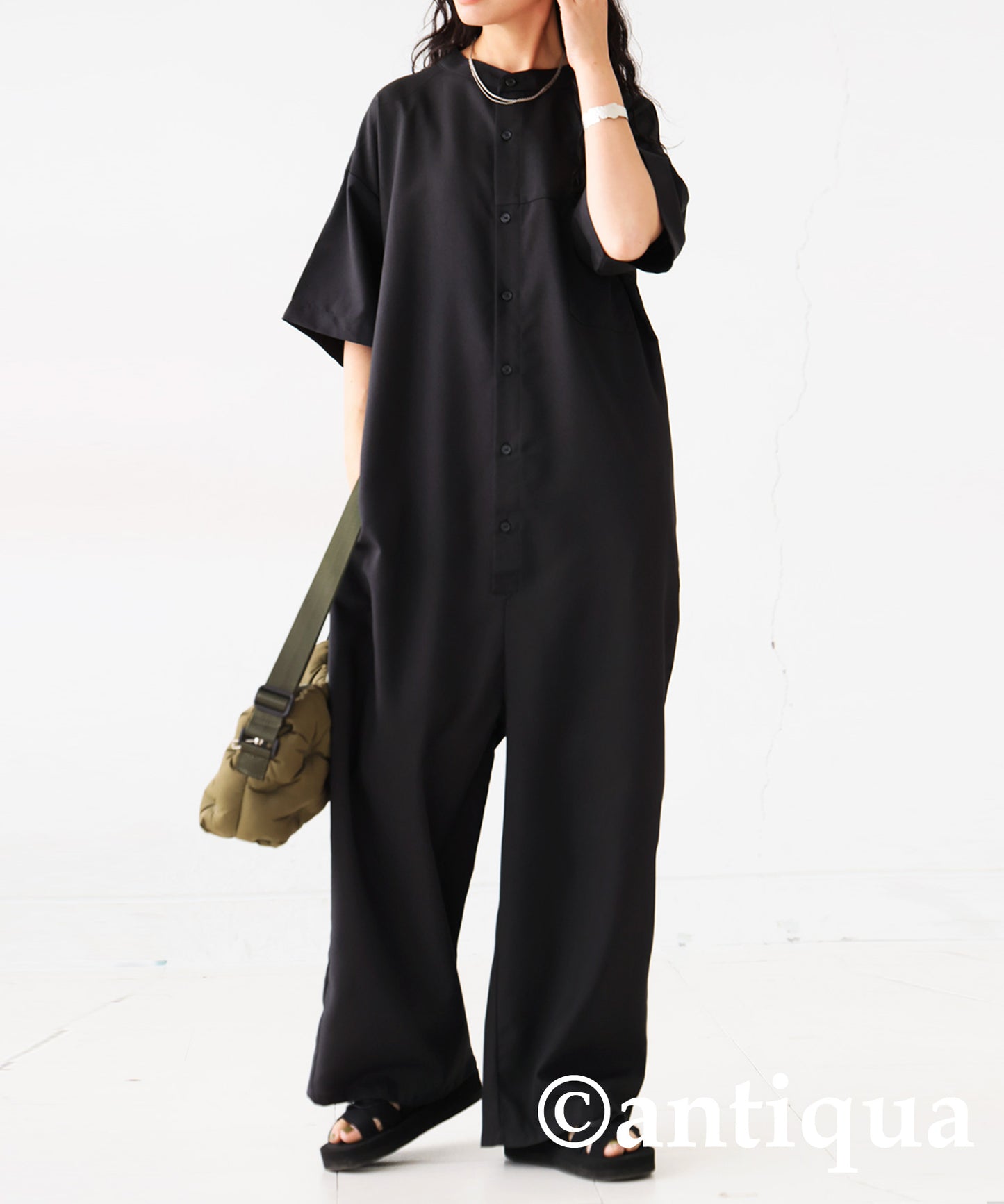 Short Sleeve Jumpsuit Ladies