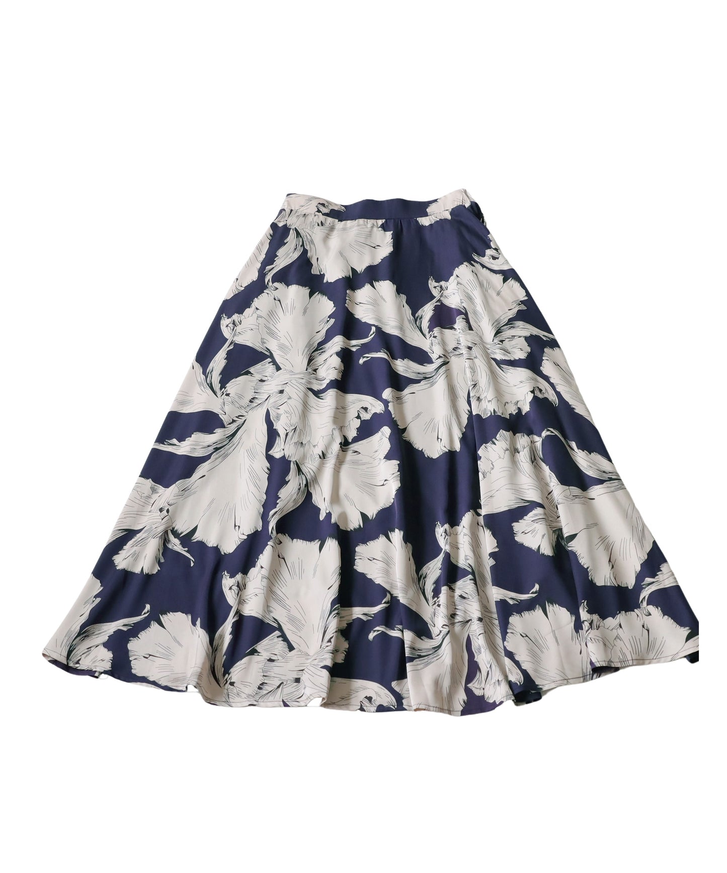 Drawing Flower Pattern Skirt Ladies