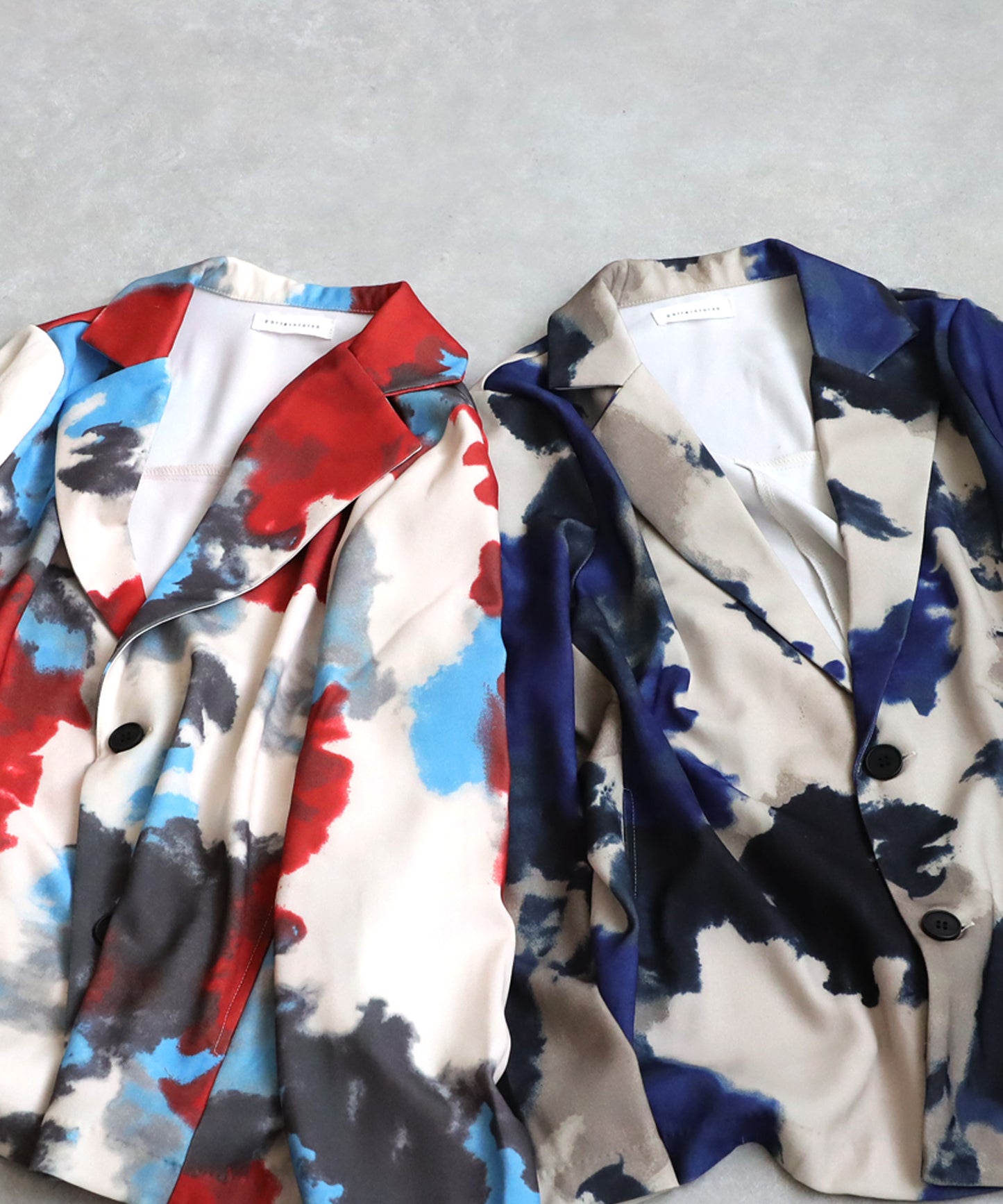 Watercolor Pattern Jacket Ladies