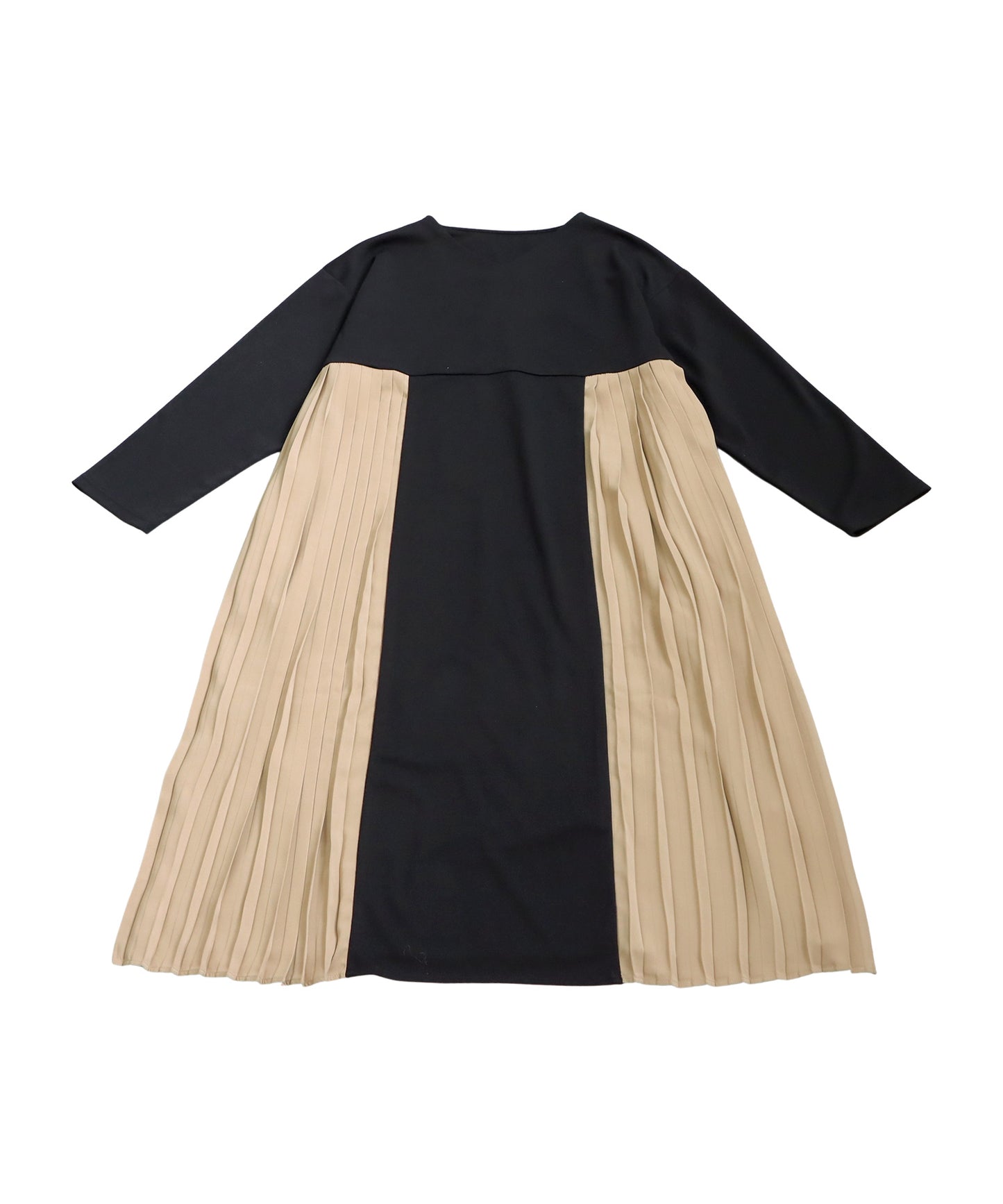 Switching Pleated Dress Ladies