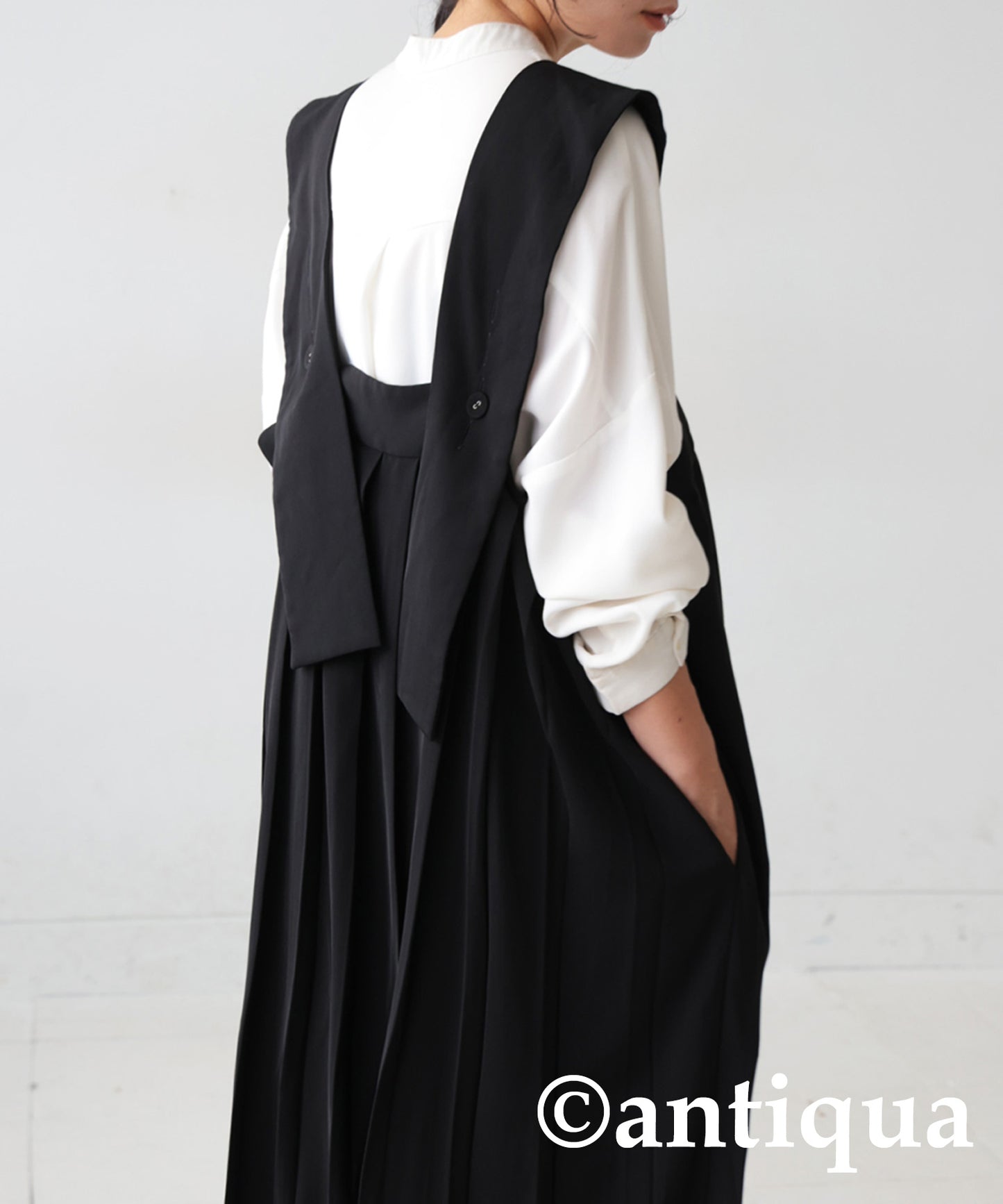 Pleated Design Dress Ladies