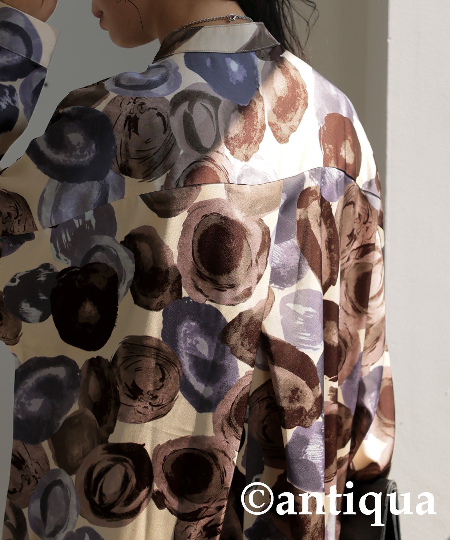 Patterned Shirt Dress Ladies