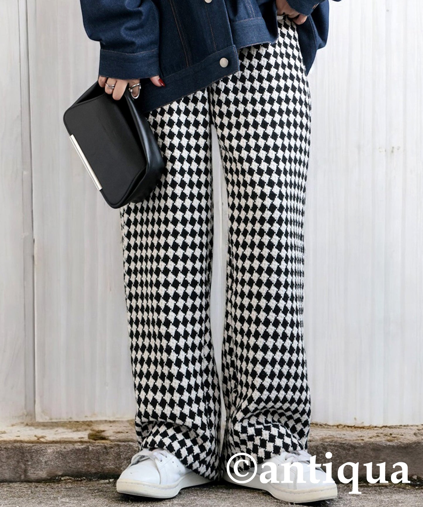 Plaid Tweed Pants Ladies