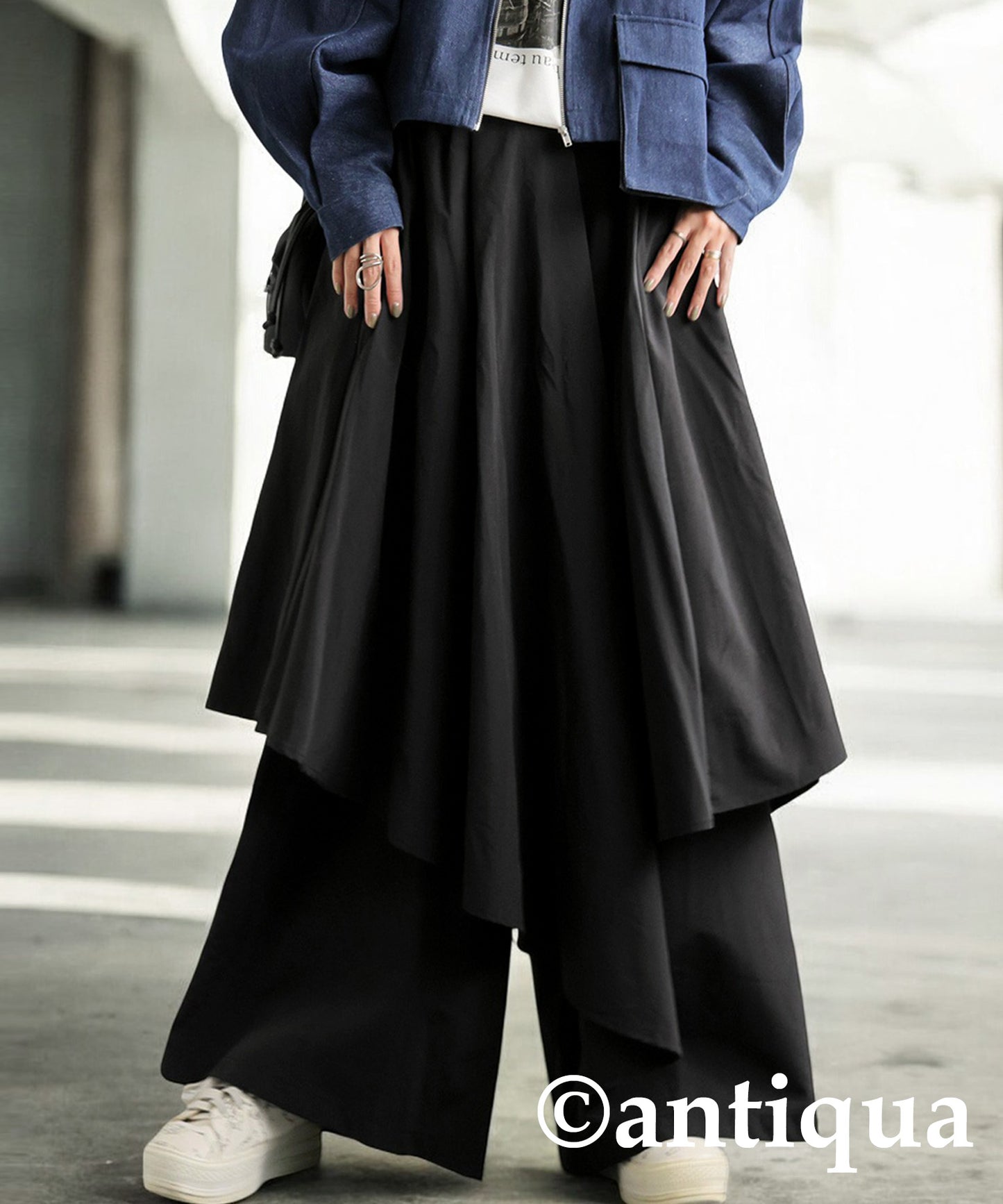 Skirt Style Wide Pants Ladies