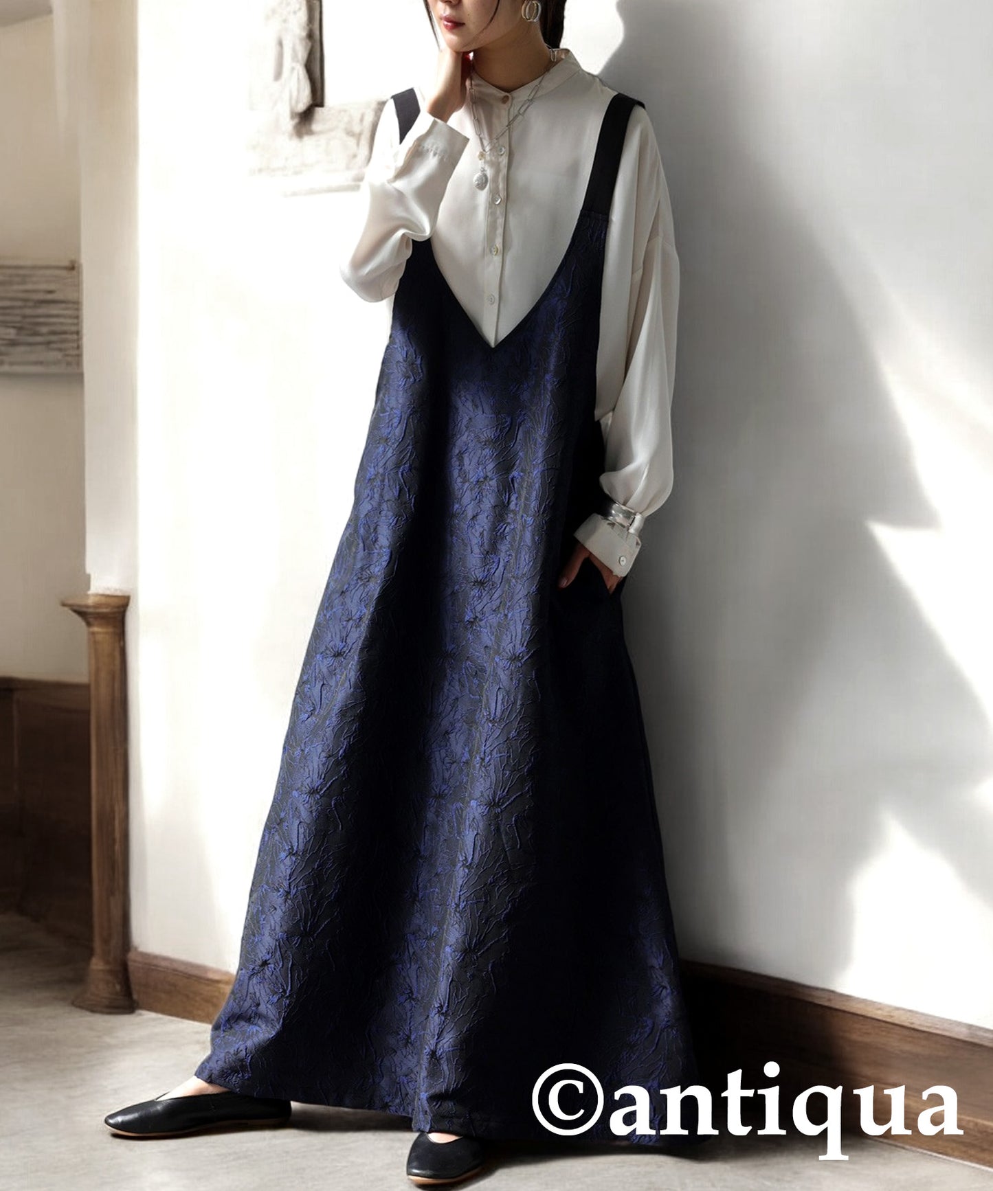 Jacquard A-Line Dress Ladies