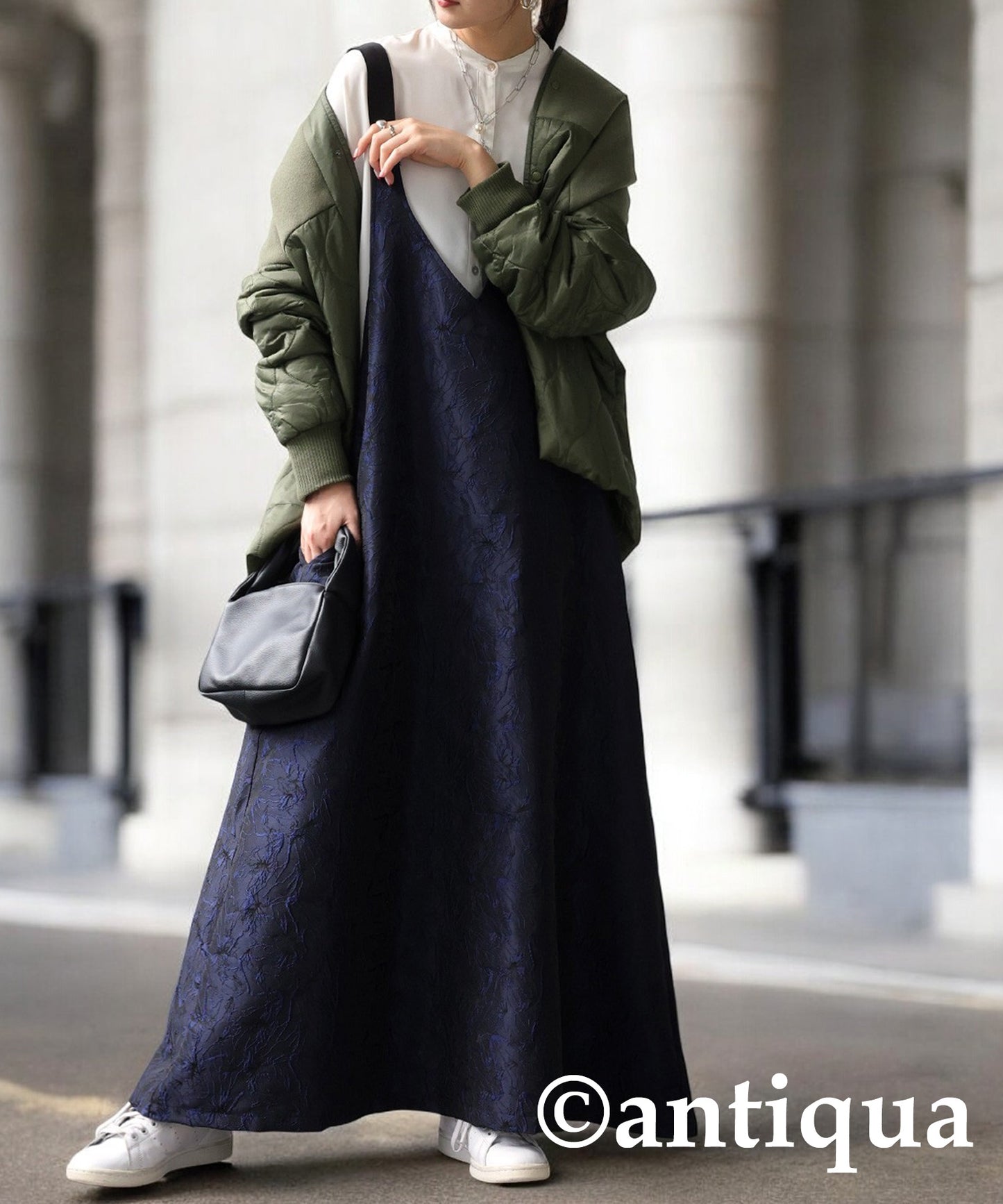 Jacquard A-Line Dress Ladies