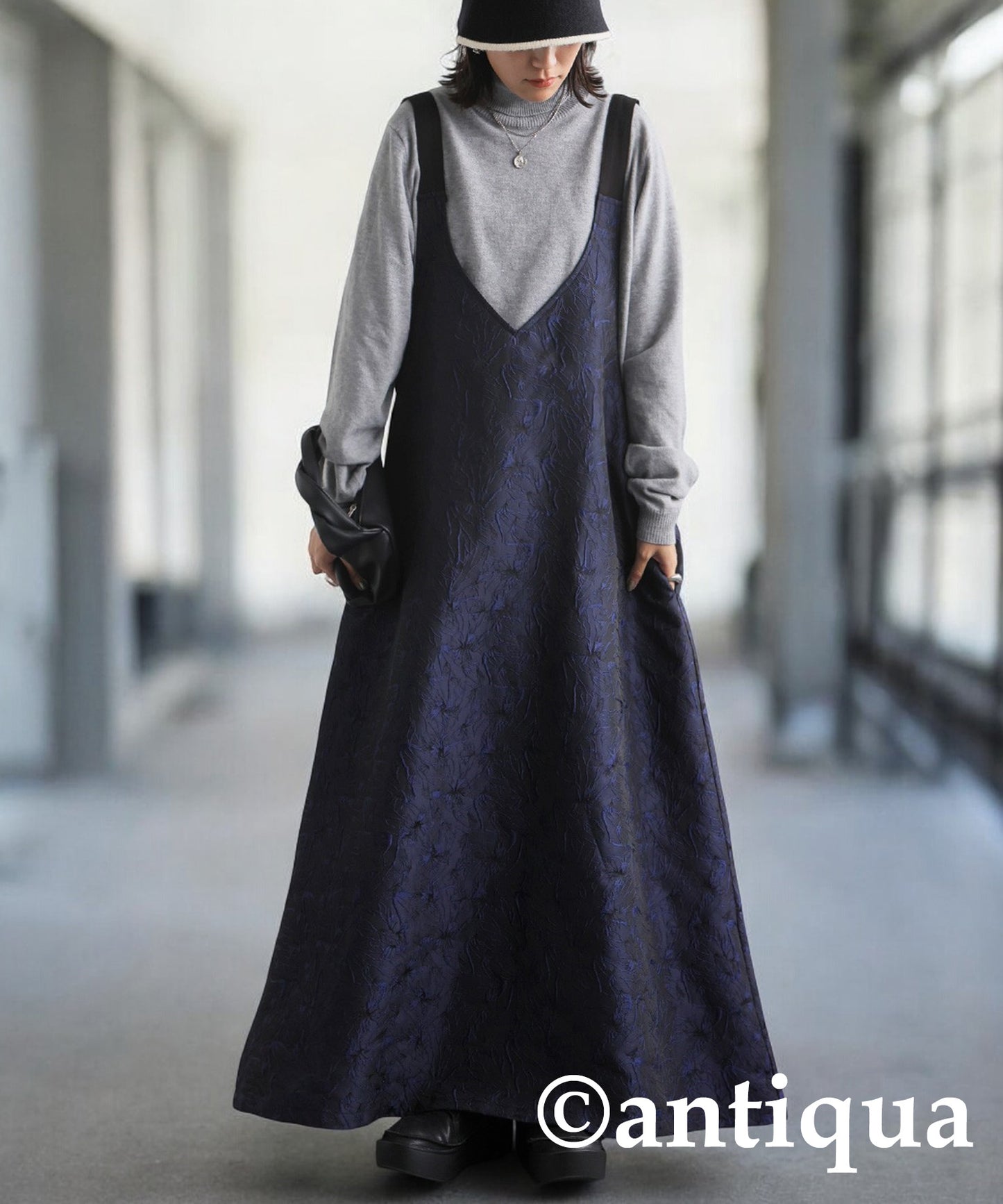 Jacquard A-Line Dress Ladies