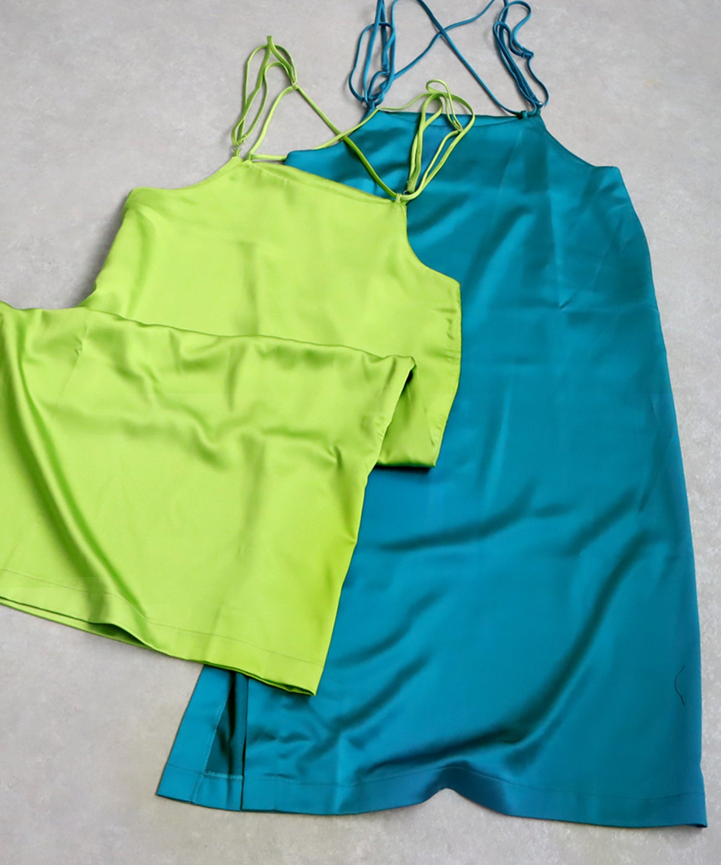Glossy Overalls Skirt Ladies