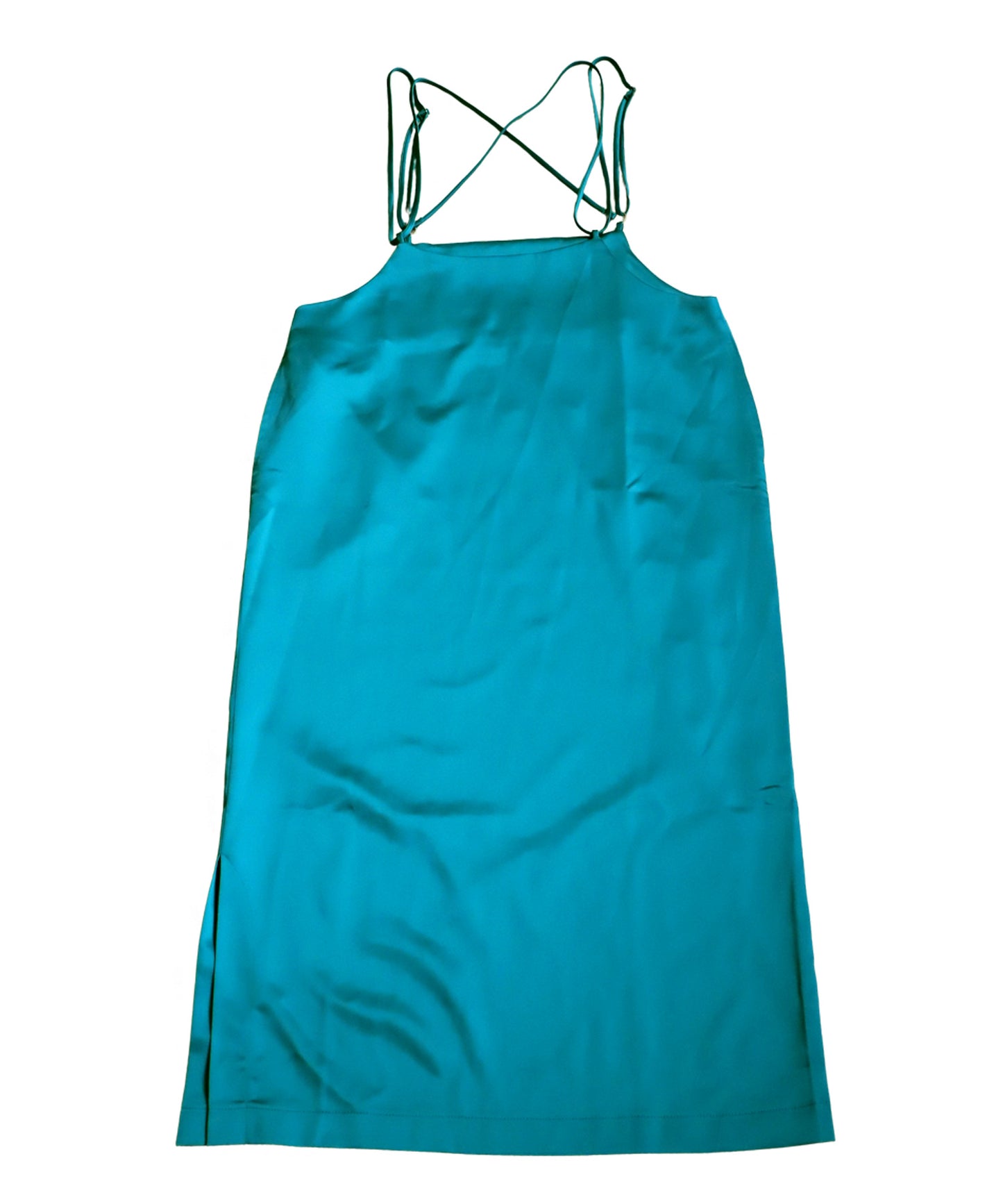 Glossy Overalls Skirt Ladies
