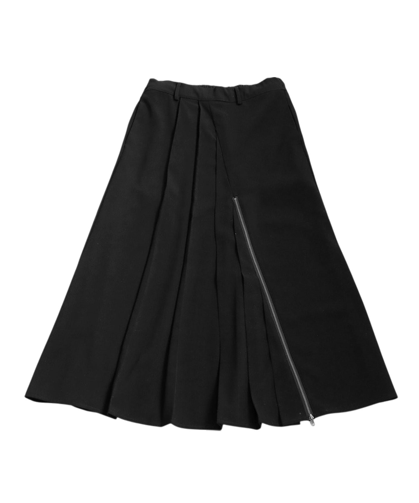 Pleated Zipper Skirt Ladies