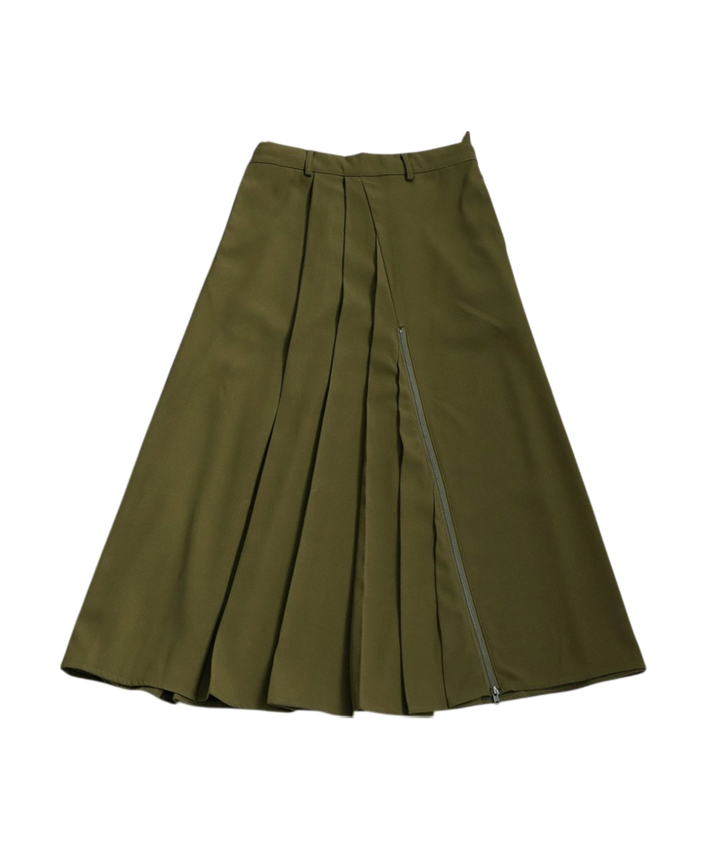 Pleated Zipper Skirt Ladies