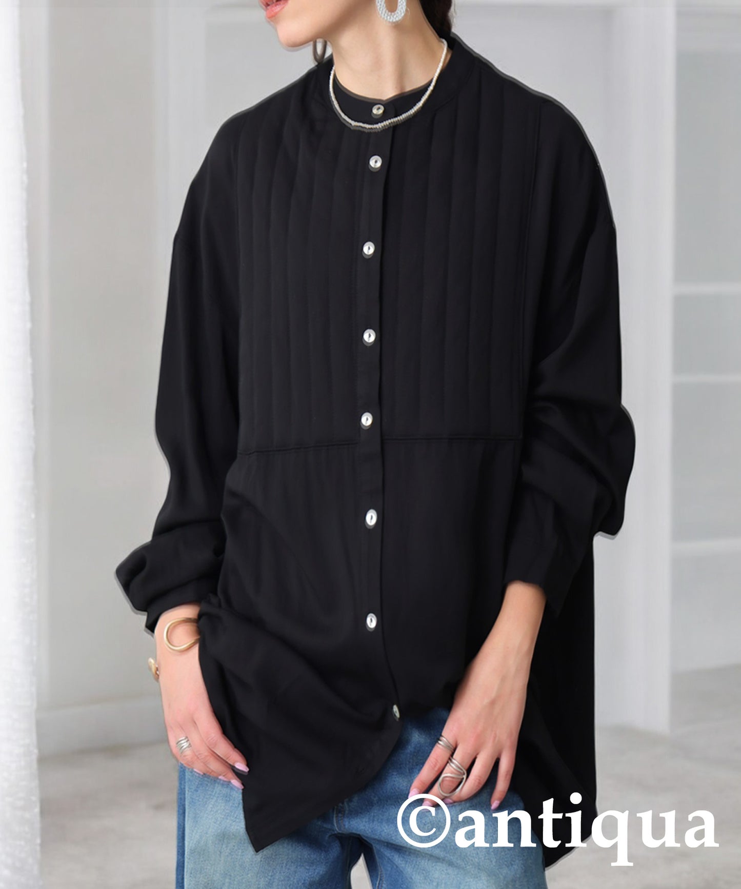 Bosom Guilted Shirt Ladies