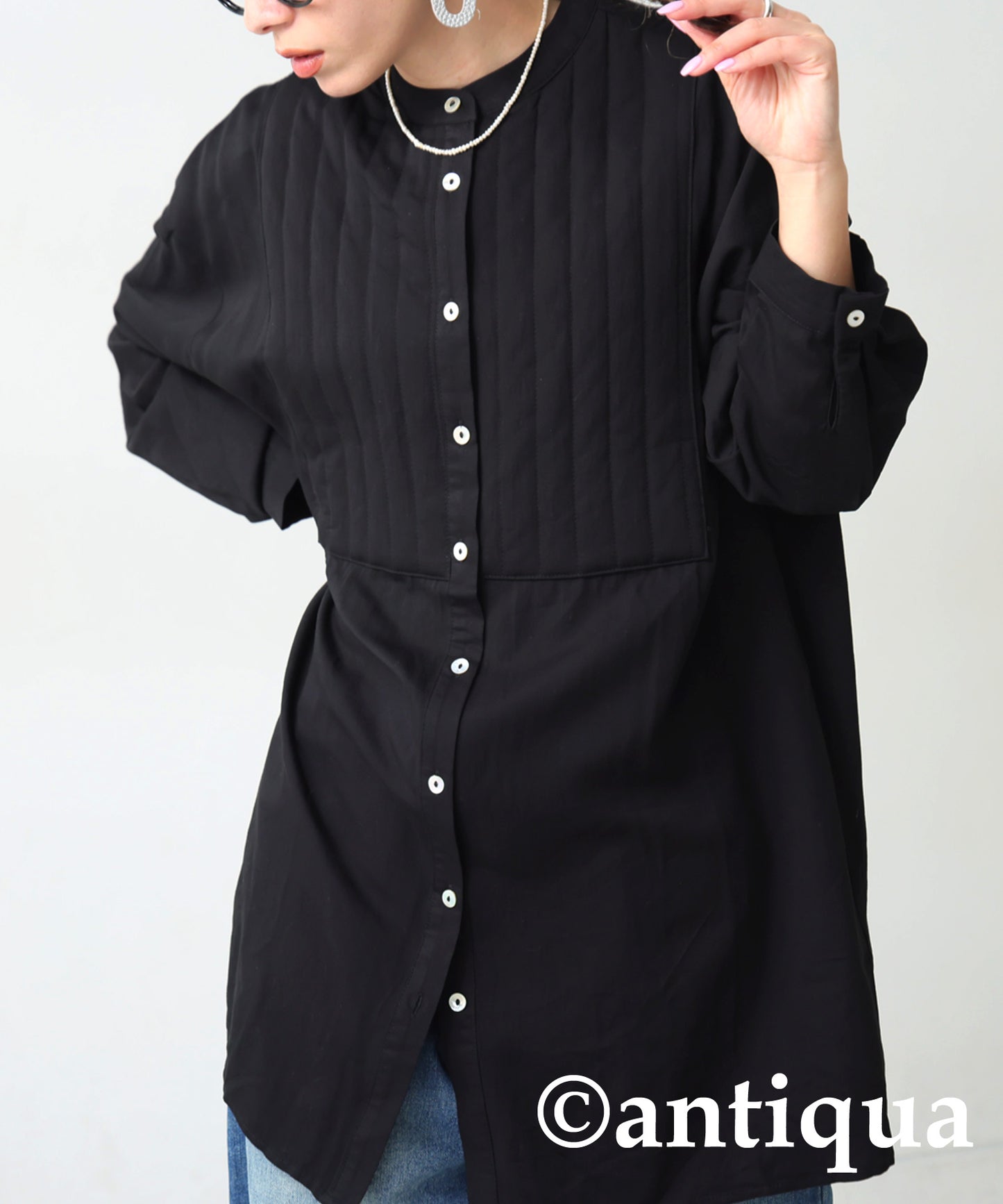 Bosom Guilted Shirt Ladies