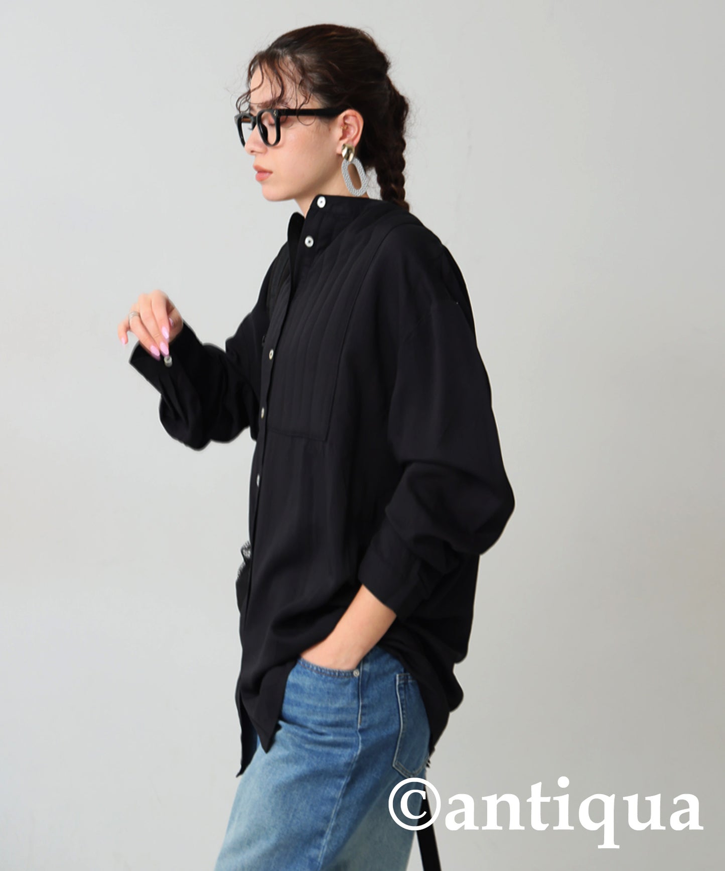 Bosom Guilted Shirt Ladies