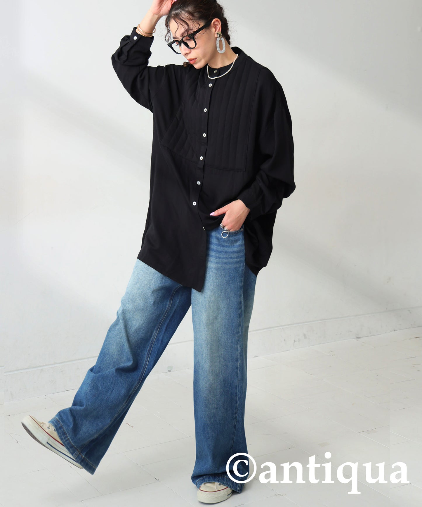 Bosom Guilted Shirt Ladies