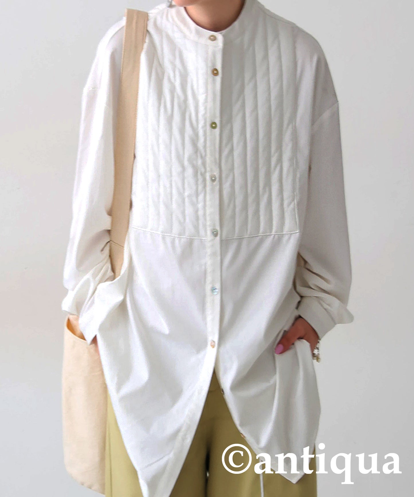 Bosom Guilted Shirt Ladies