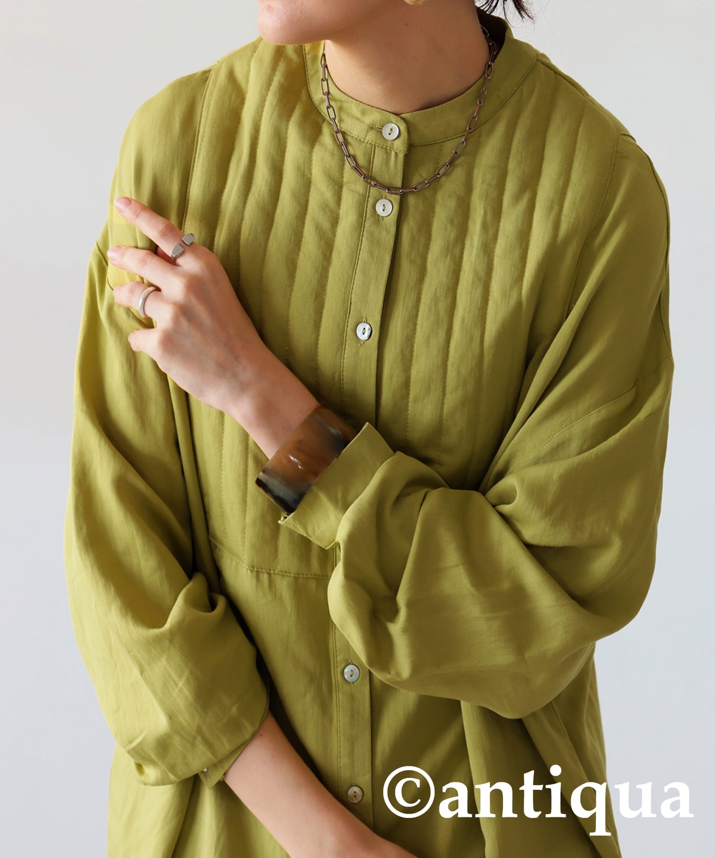 Bosom Guilted Shirt Ladies